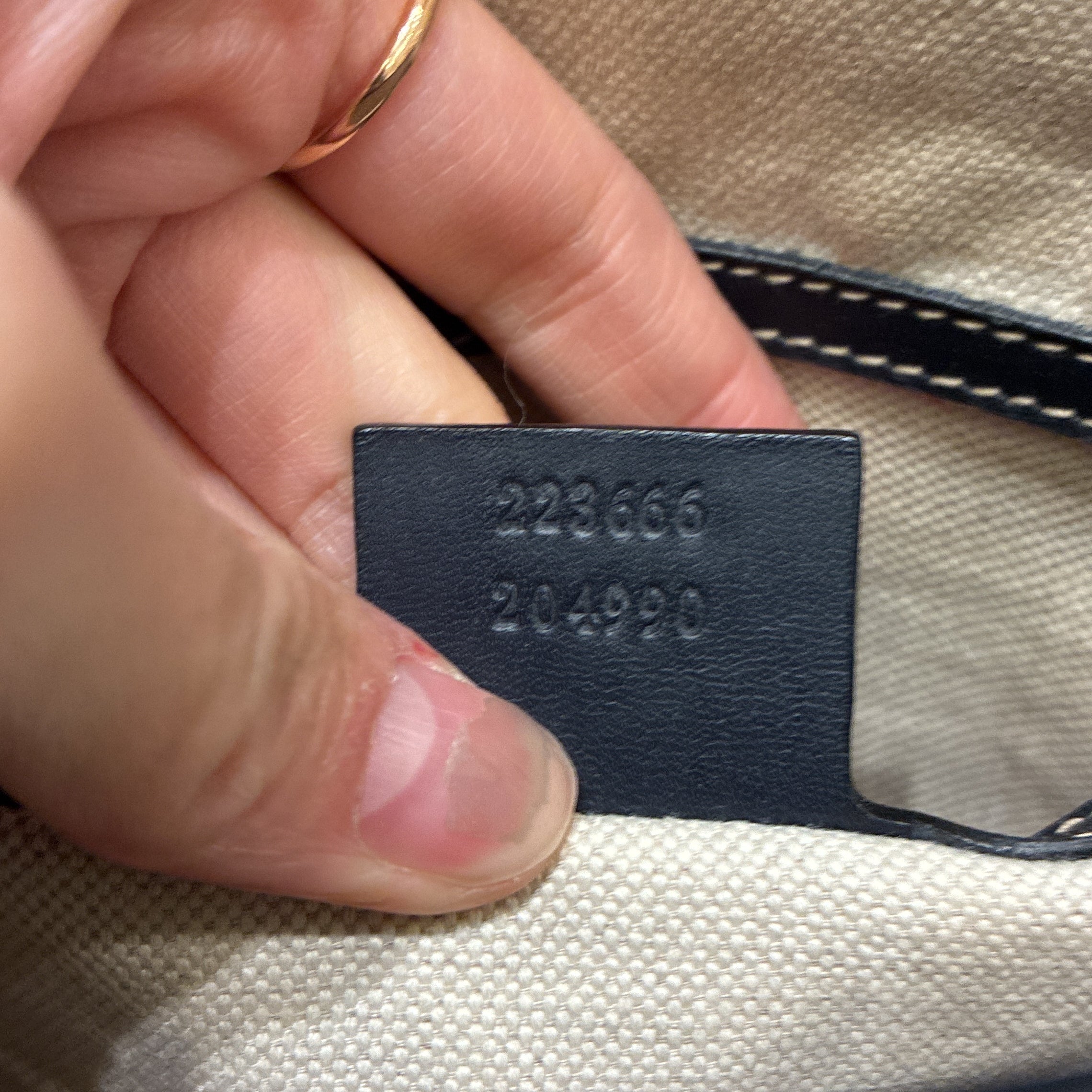 Flap Messenger GG Coated Canvas Small