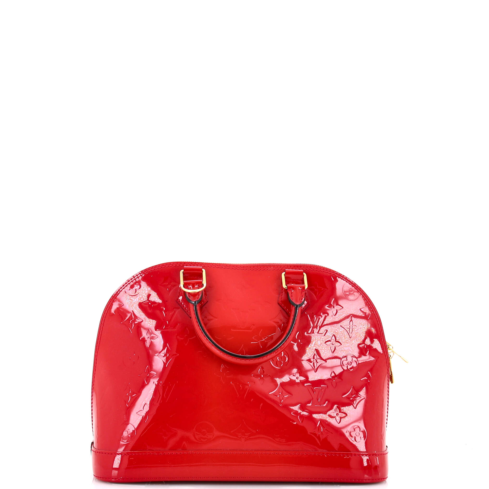 Alma Handbag Monogram Vernis PM