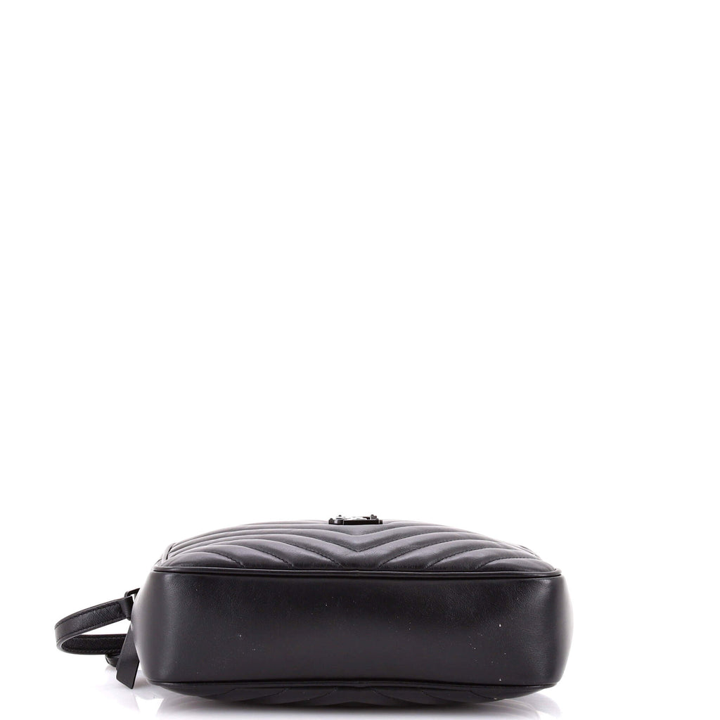 Lou Camera Bag Matelasse Chevron Leather Small