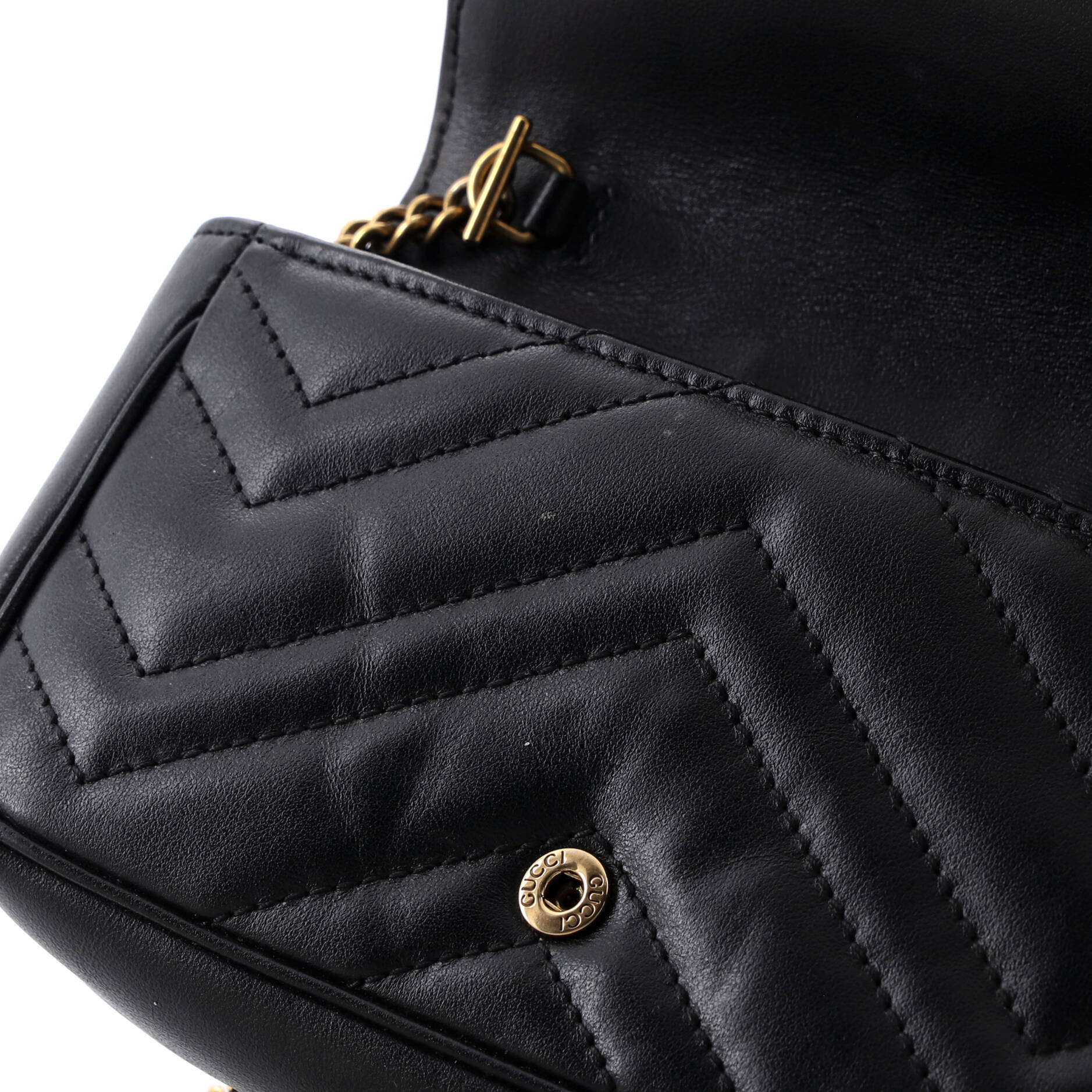 GG Marmont Flap Bag Matelasse Leather Super Mini