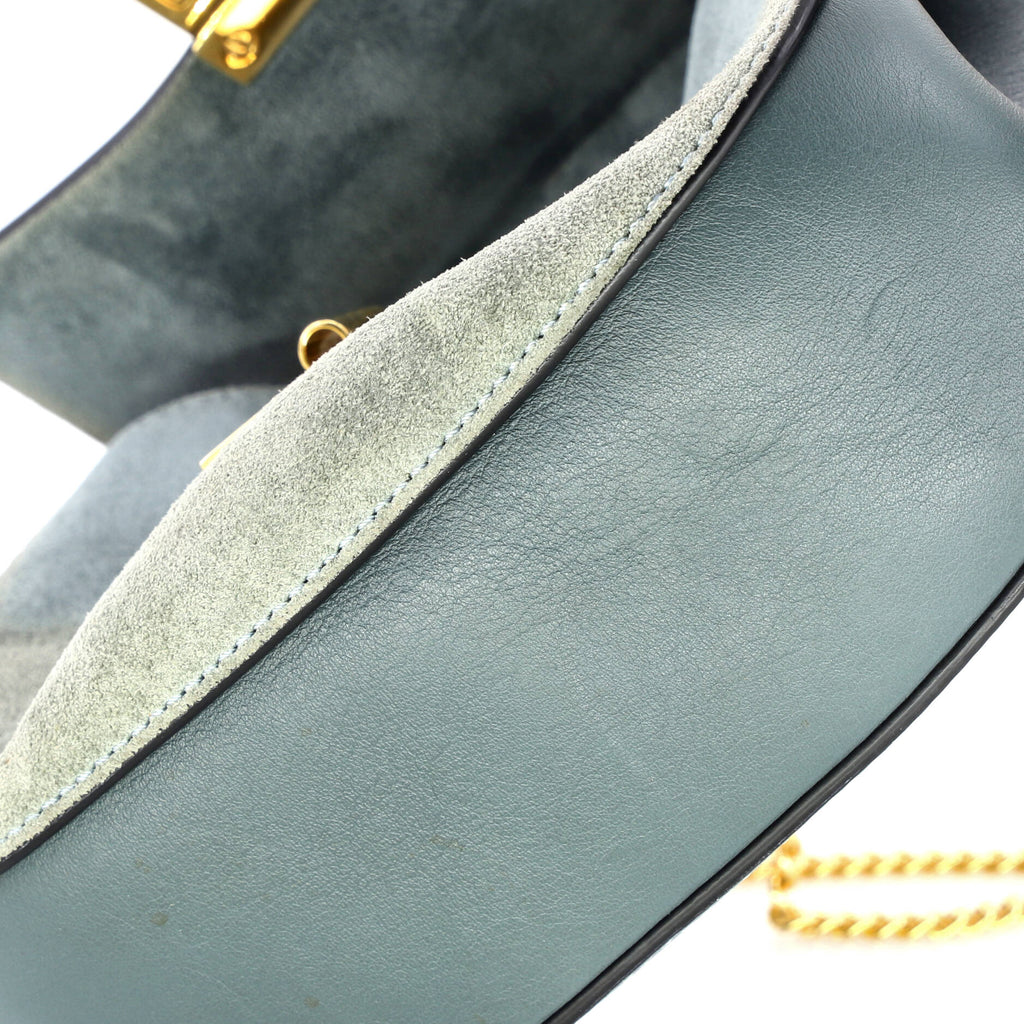 Drew Crossbody Bag Leather and Suede Mini