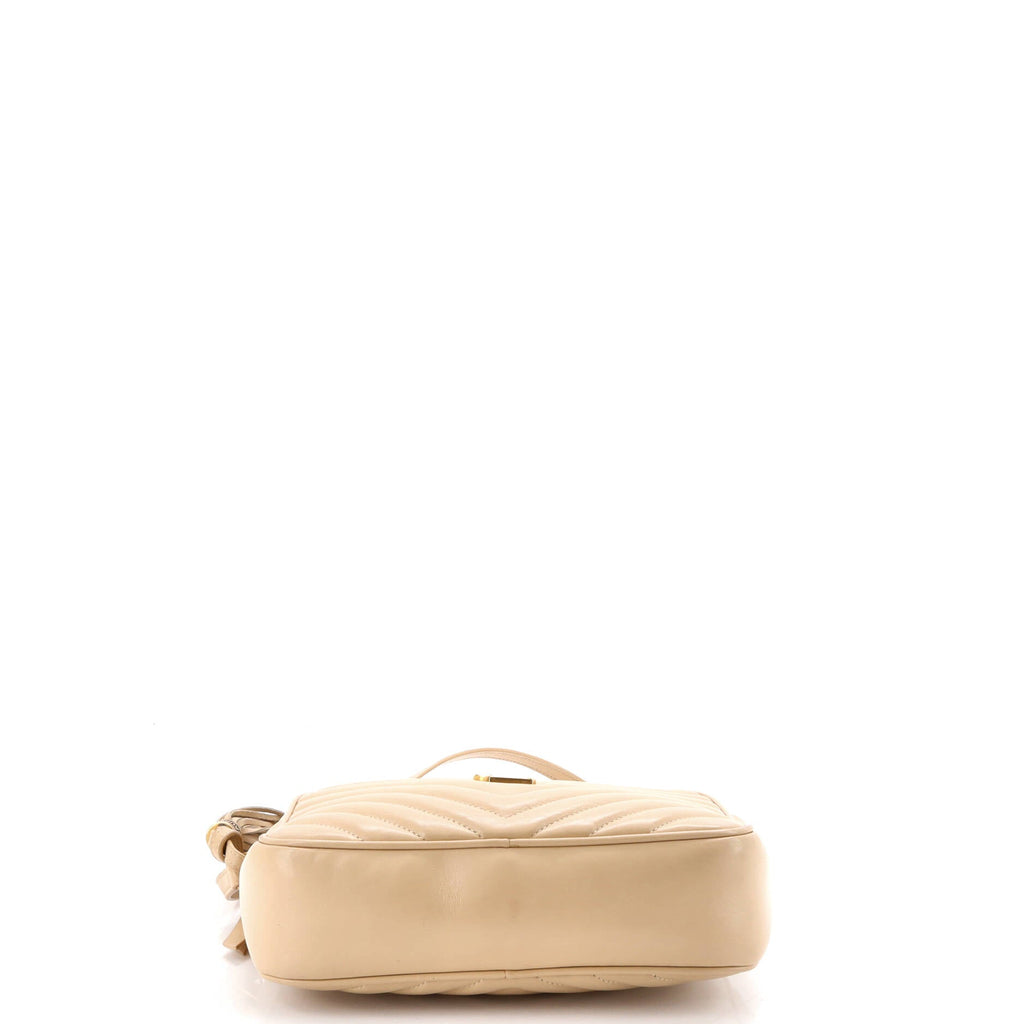 Lou Camera Bag Matelasse Chevron Leather Small