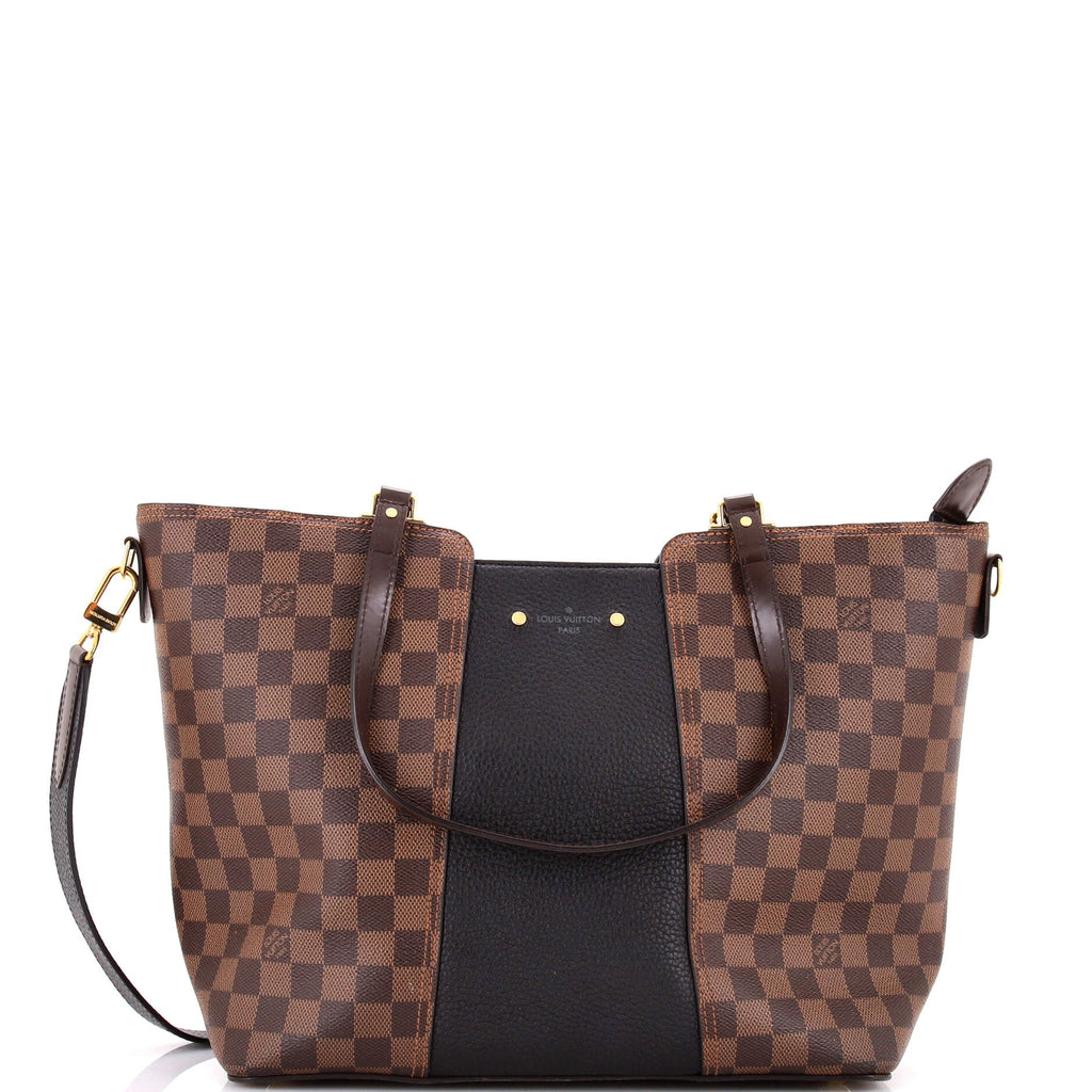 Jersey Handbag Damier with Leather