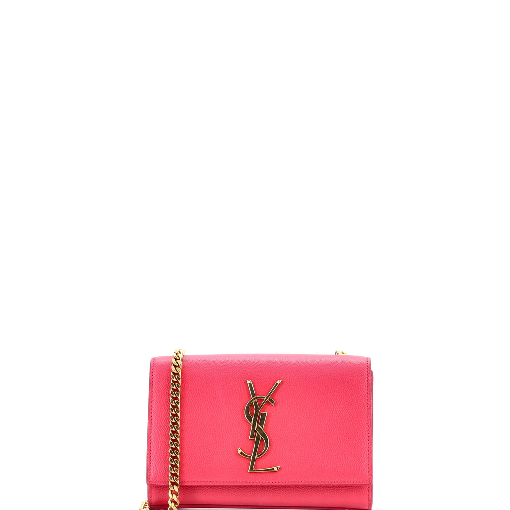 Classic Monogram Crossbody Bag Grainy Leather Small