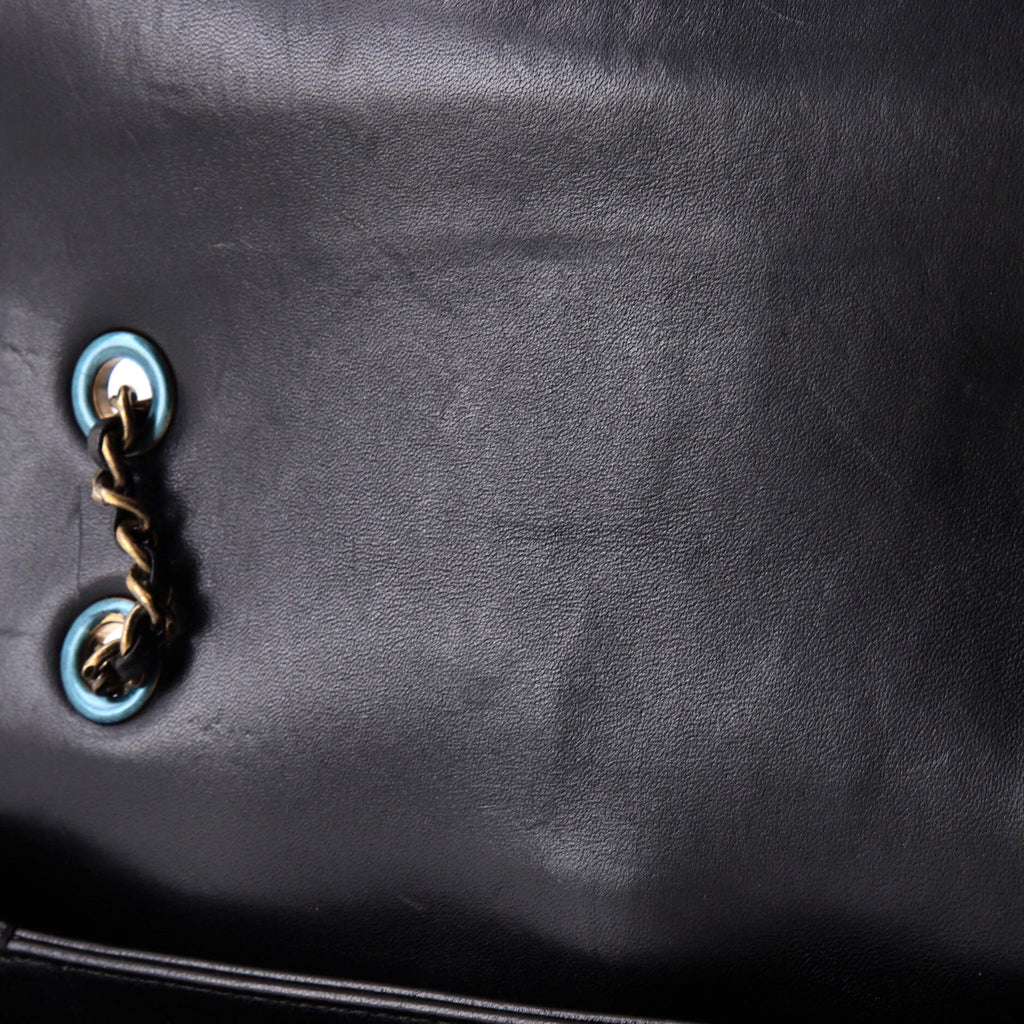Around The Corner Flap Bag Quilted Lambskin Medium