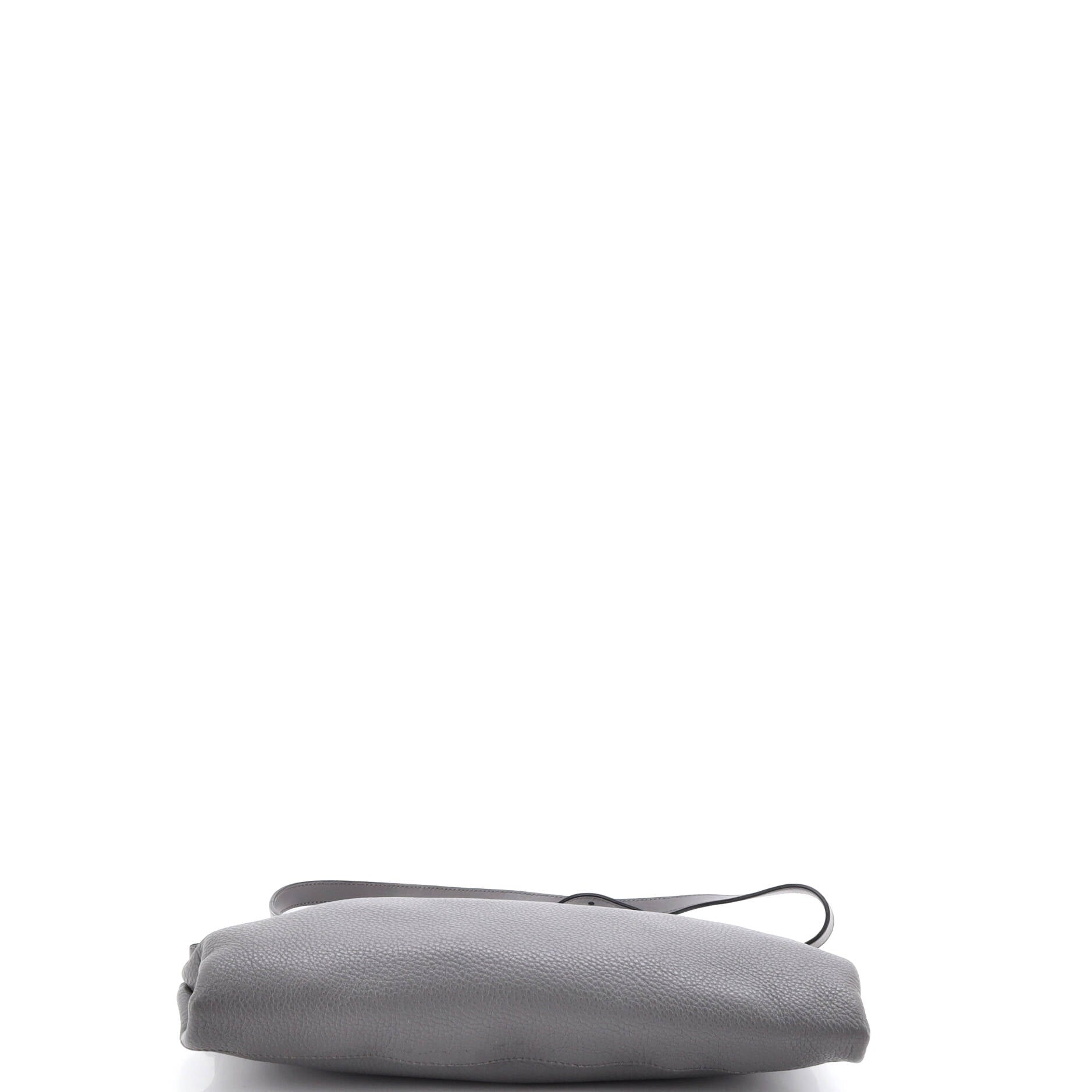 Flat Zip Crossbody Bag Vitello Daino Mini