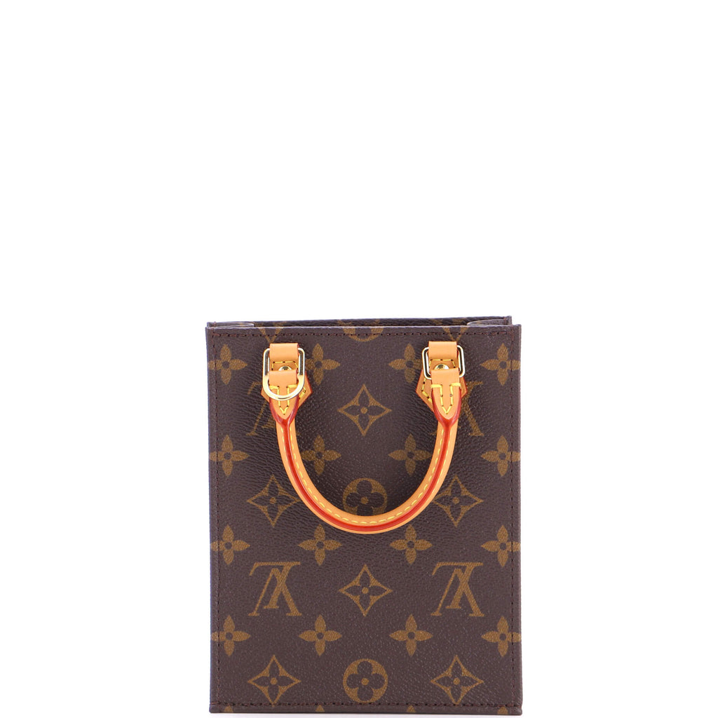 Petit Sac Plat Bag Monogram Canvas