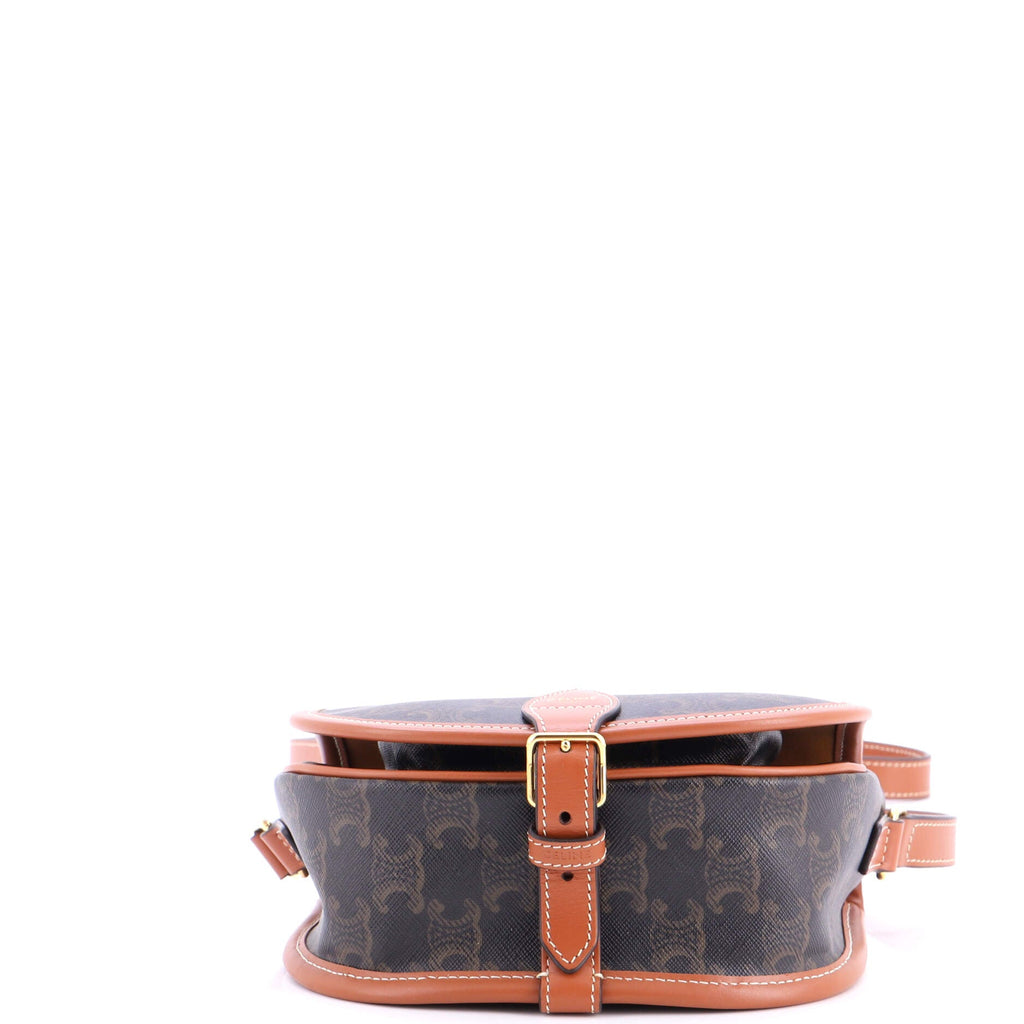 Folco Bag Triomphe Coated Canvas Medium
