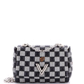 Twist Handbag Damier Quilted Calf Leather BB
