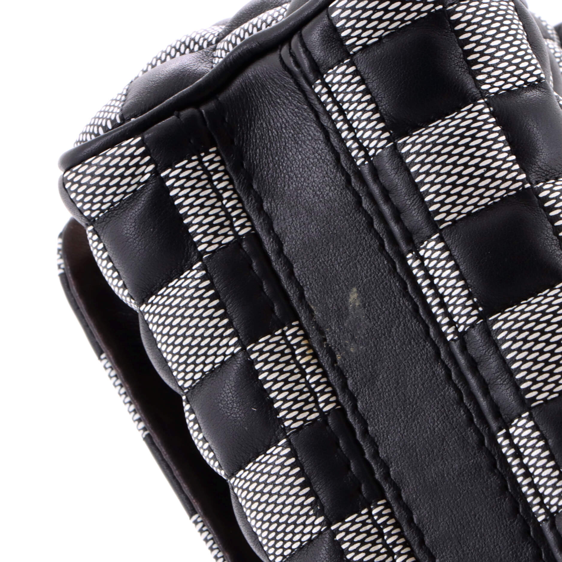 Twist Handbag Damier Quilted Calf Leather BB