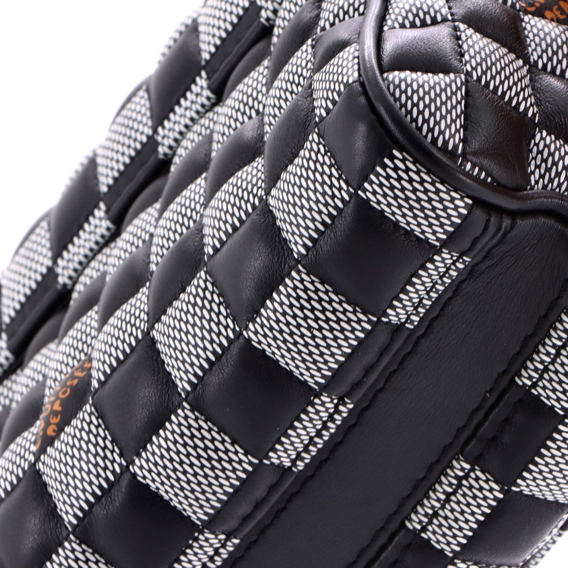 Twist Handbag Damier Quilted Calf Leather BB