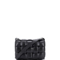 Cassette Crossbody Bag Padded Maxi Intrecciato Leather Small