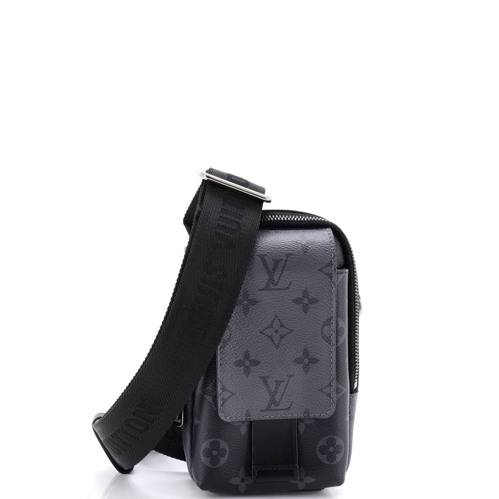 Double Phone Pouch NM Reverse Monogram Eclipse Canvas