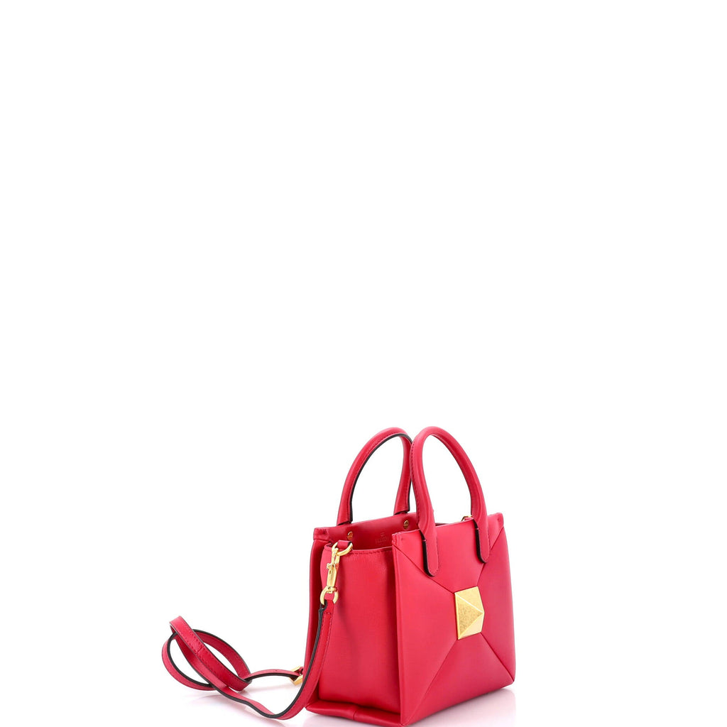 One Stud Top Handle Bag Leather Small