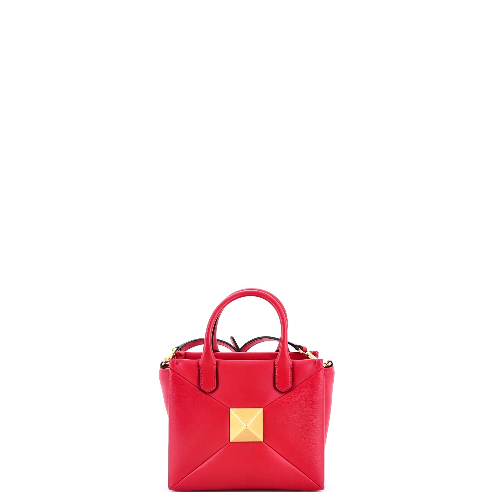 One Stud Top Handle Bag Leather Small