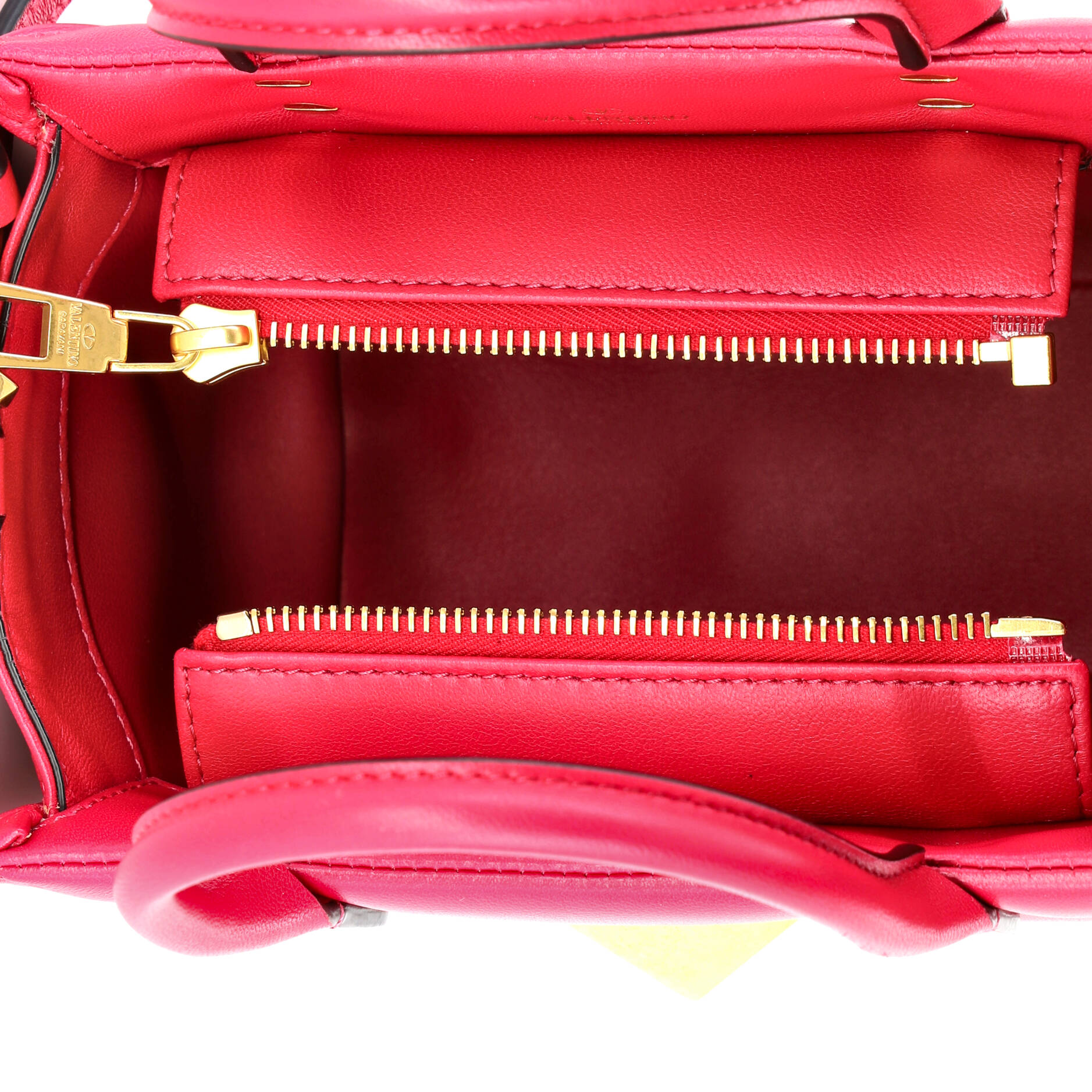 One Stud Top Handle Bag Leather Small