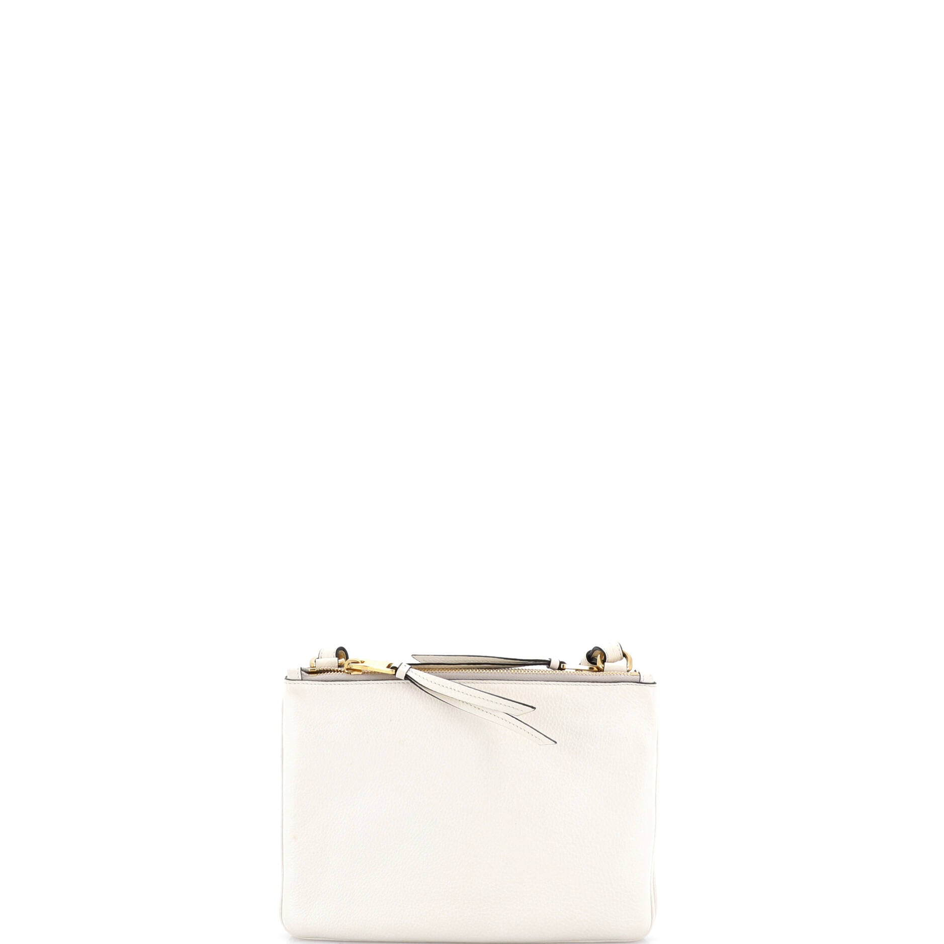 Double Zip Crossbody Bag Vitello Daino Small