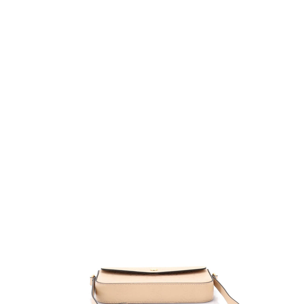 Envelope Flap Crossbody Bag Jumbo GG Embossed Leather Super Mini