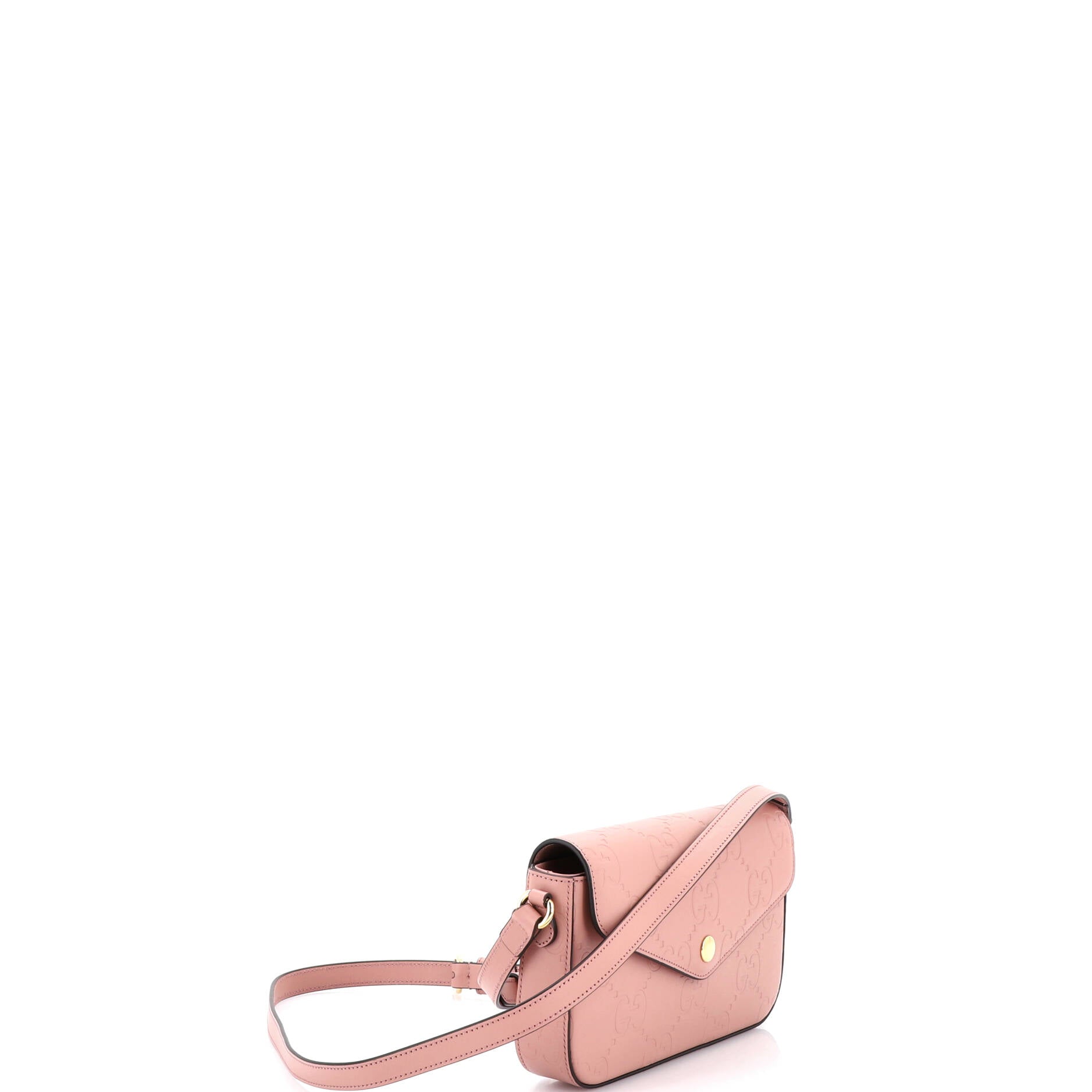 Envelope Flap Crossbody Bag Jumbo GG Embossed Leather Super Mini