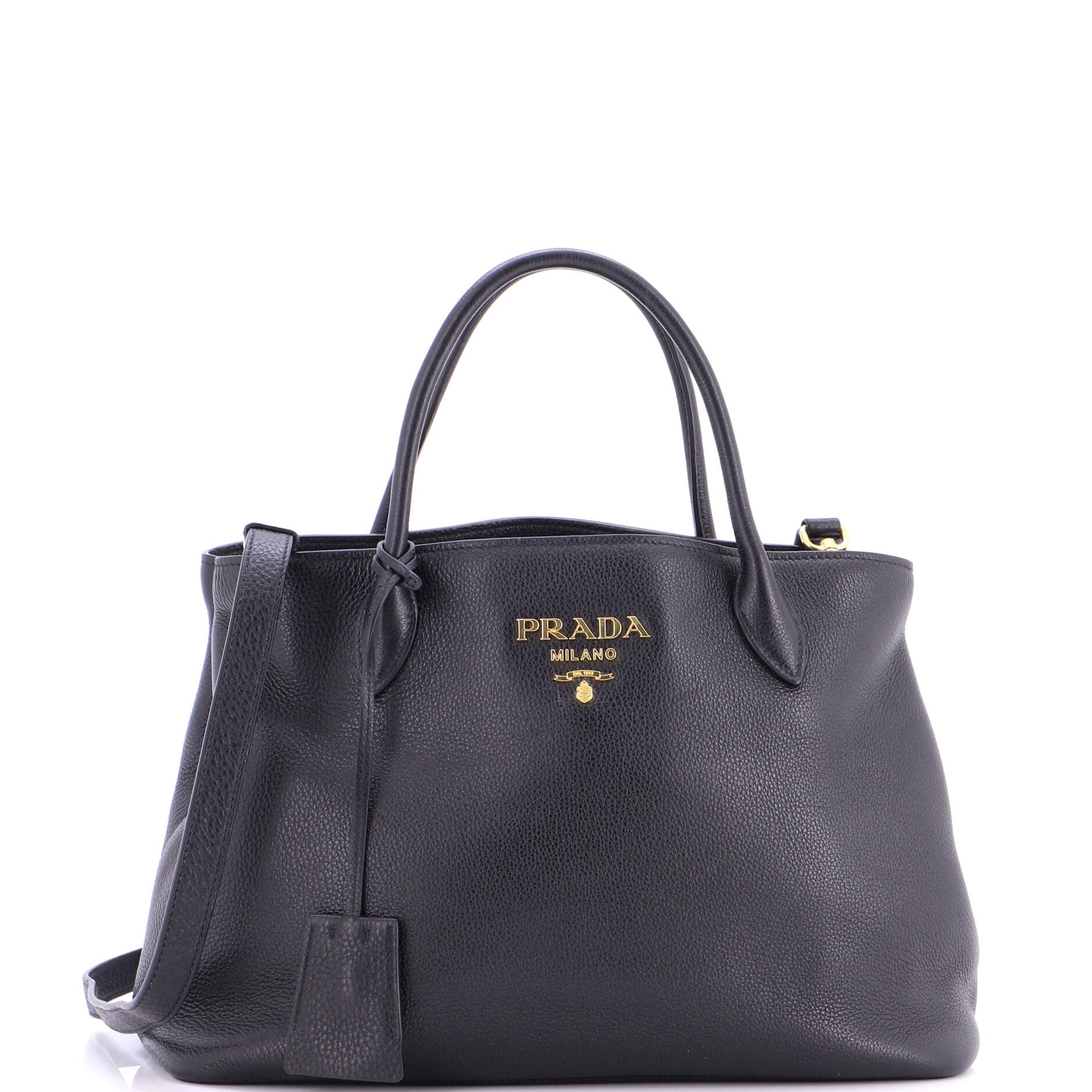 Dual Strap Convertible Open Tote Vitello Daino Medium