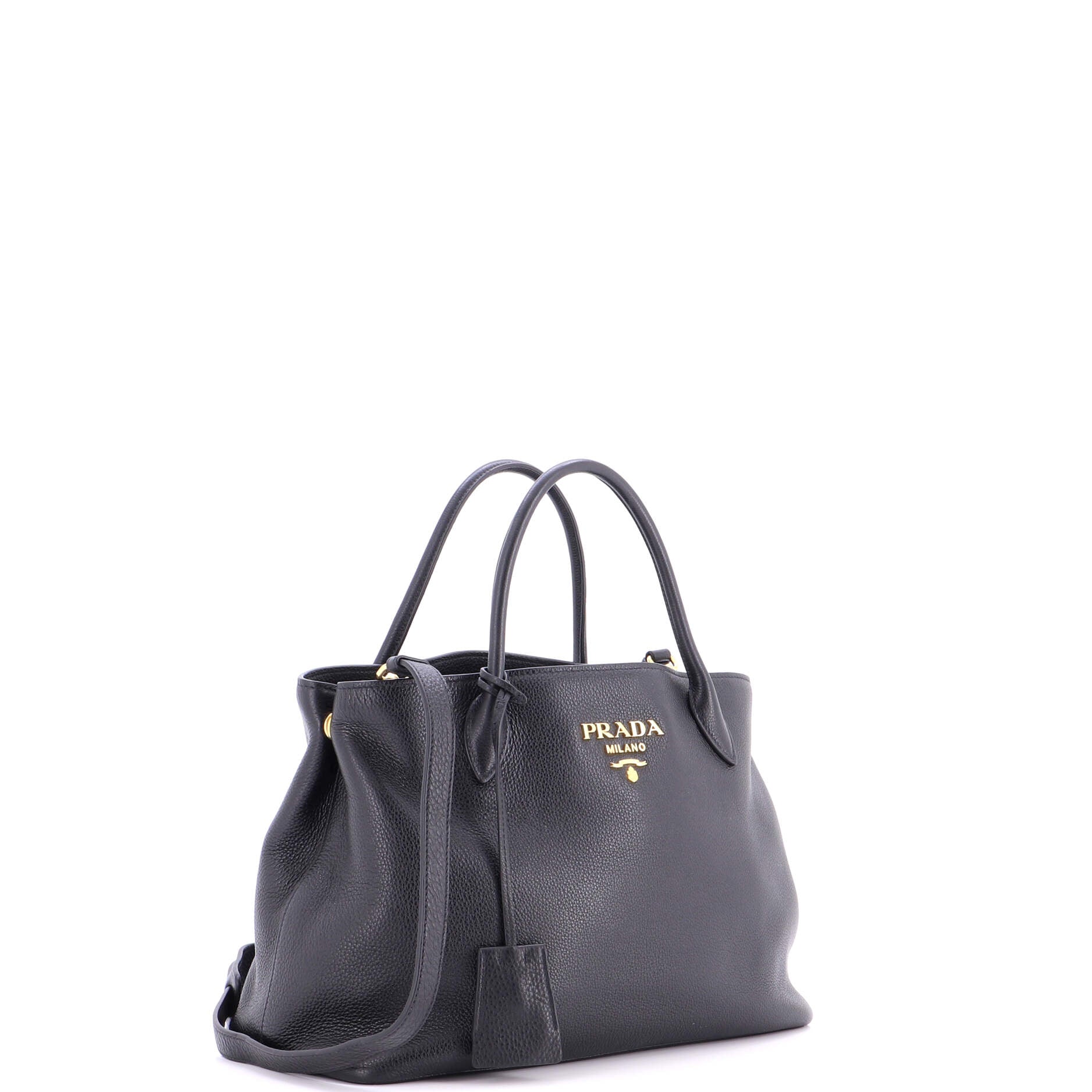 Dual Strap Convertible Open Tote Vitello Daino Medium