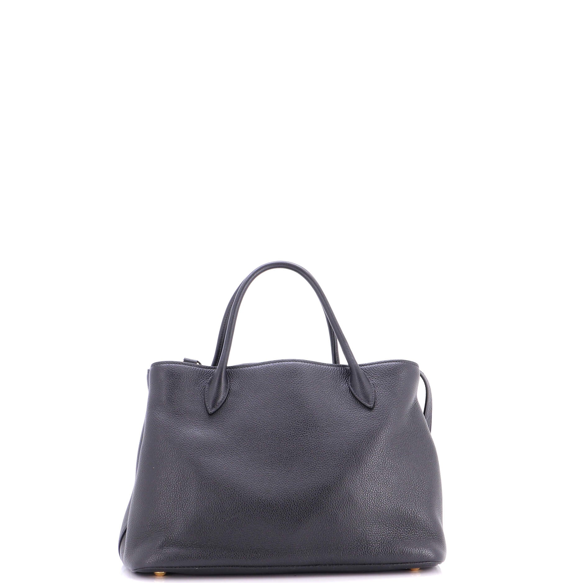 Dual Strap Convertible Open Tote Vitello Daino Medium