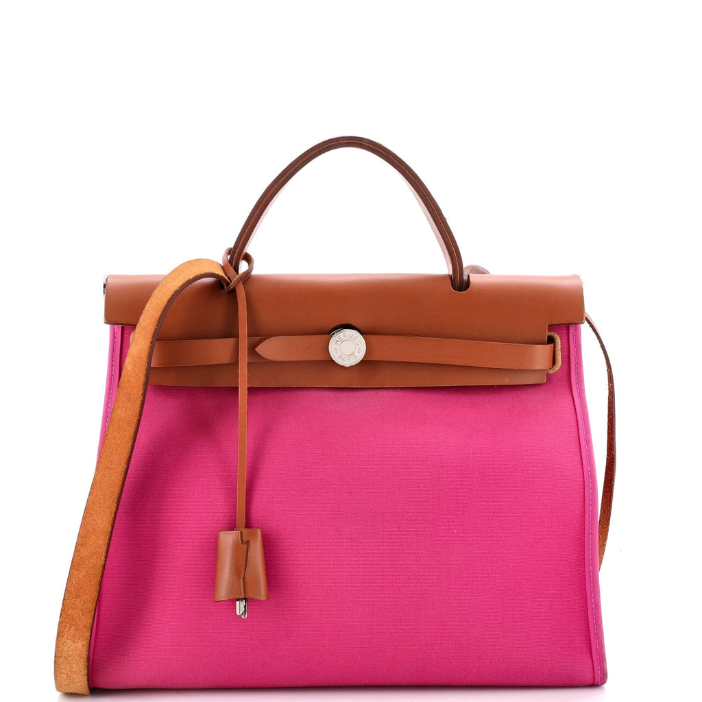 Herbag Zip Leather and Toile 31