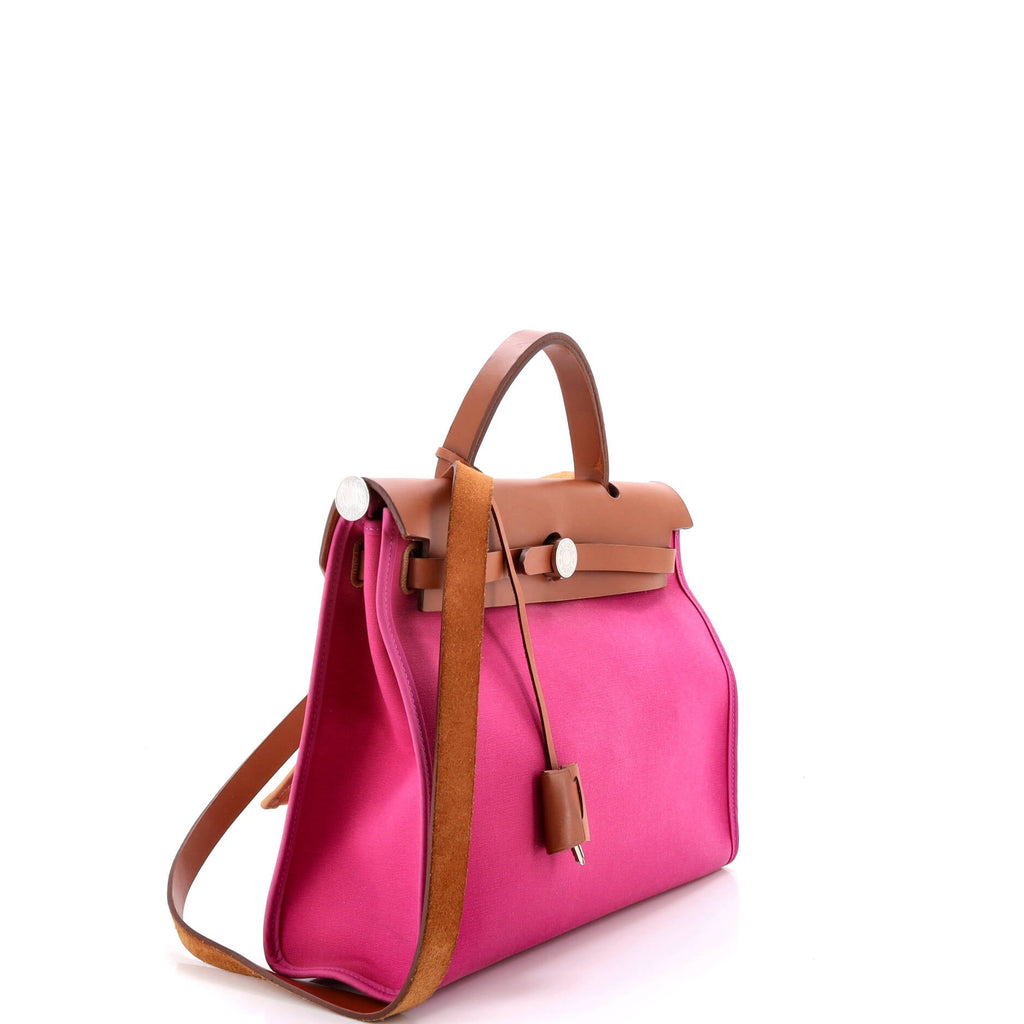 Herbag Zip Leather and Toile 31