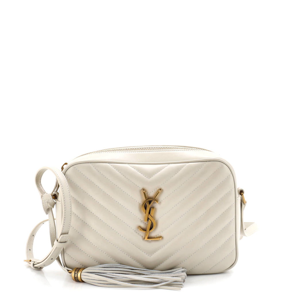 Lou Camera Bag Matelasse Chevron Leather Small