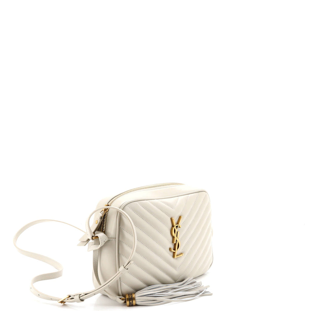 Lou Camera Bag Matelasse Chevron Leather Small