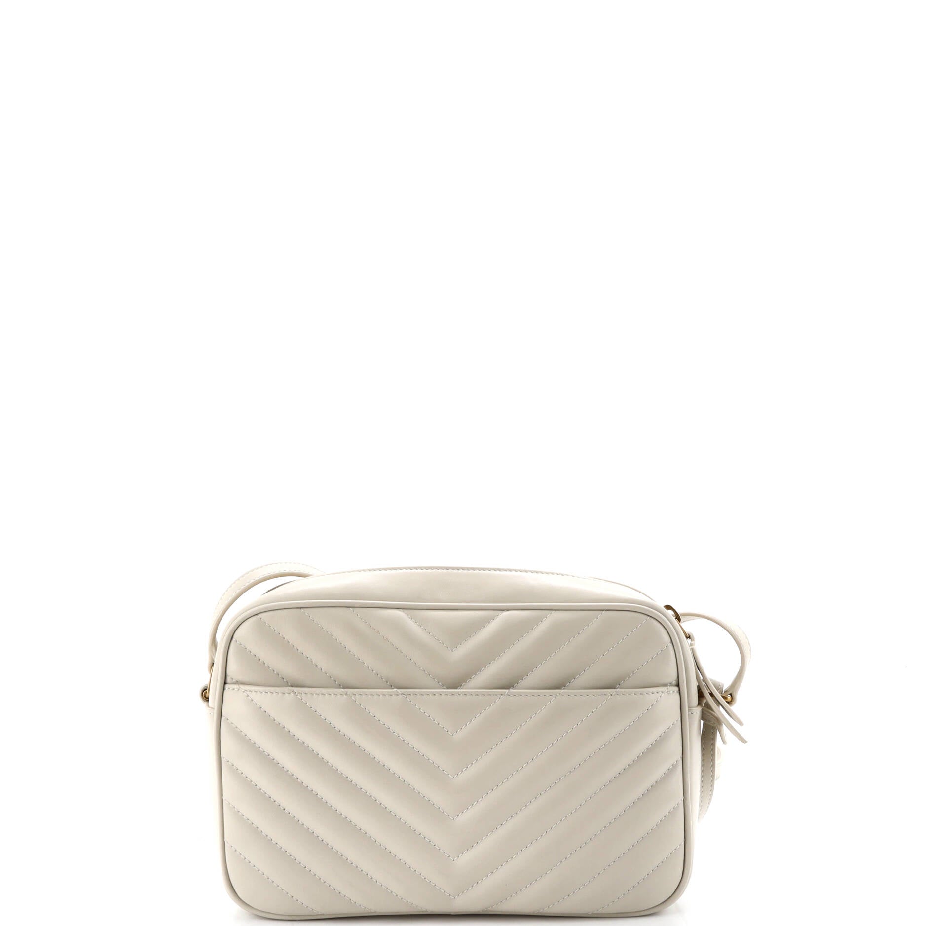 Lou Camera Bag Matelasse Chevron Leather Small