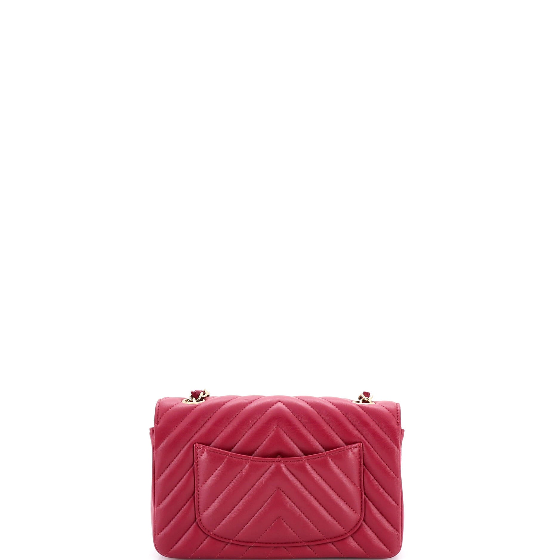 Classic Single Flap Bag Chevron Lambskin Mini