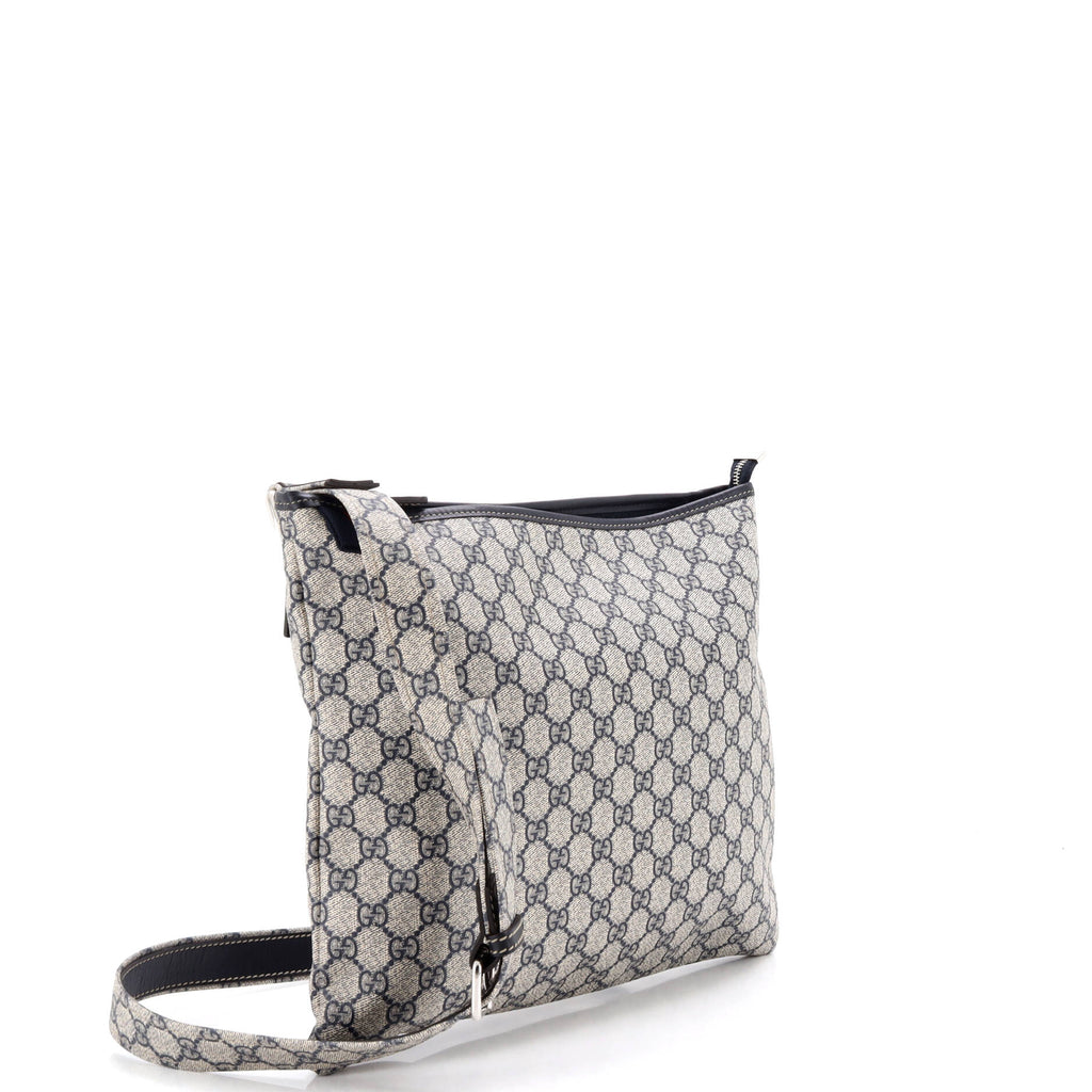 Web Loop Flat Messenger GG Coated Canvas Large