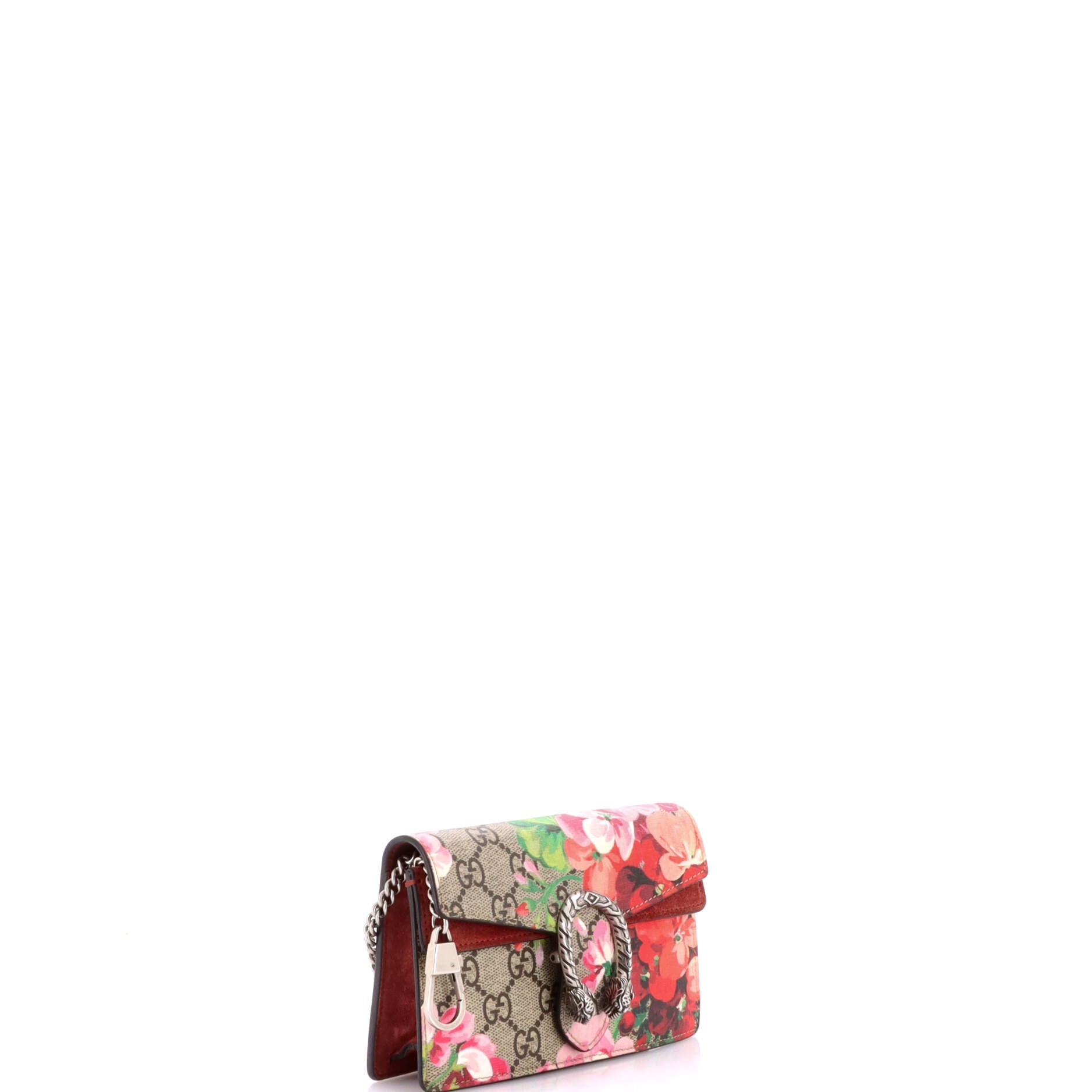 Dionysus Bag Blooms Print GG Coated Canvas Super Mini