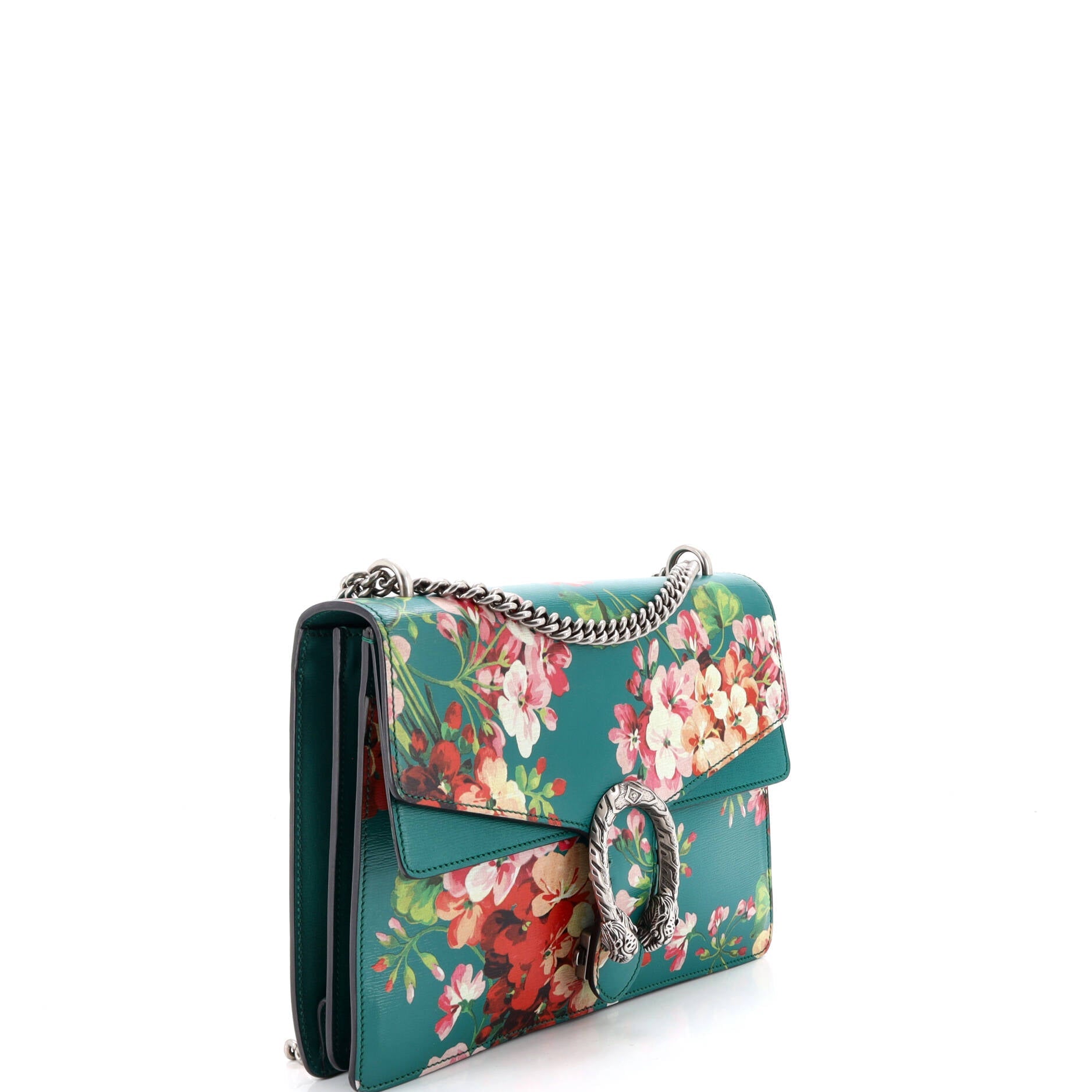 Dionysus Bag Blooms Print Leather Medium
