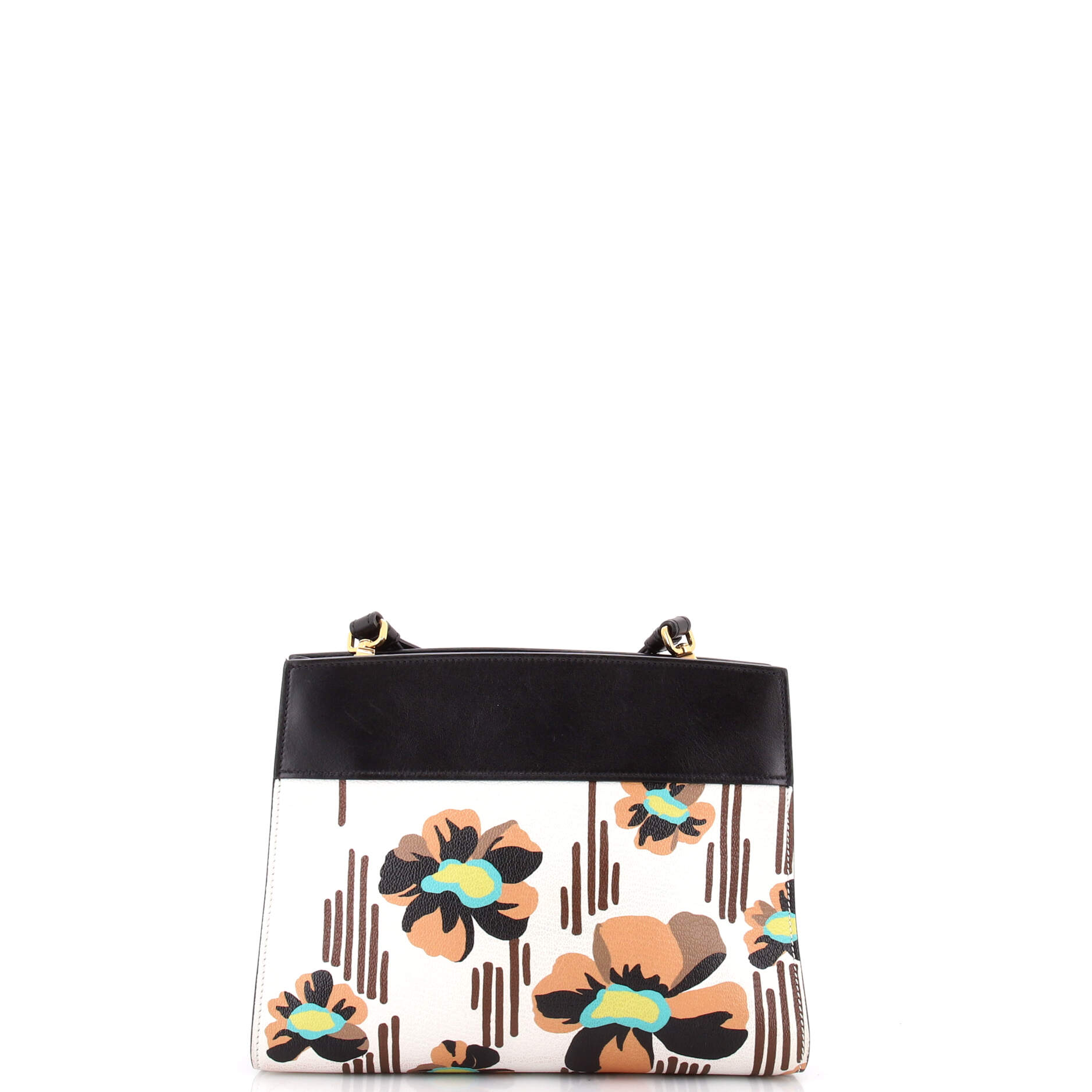 Bibliotheque Shoulder Bag Printed Leather Small
