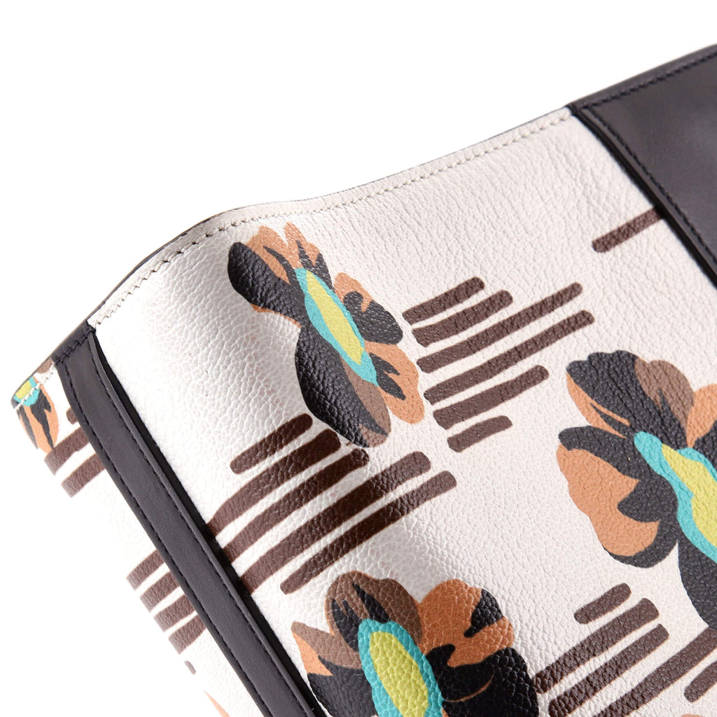 Bibliotheque Shoulder Bag Printed Leather Small