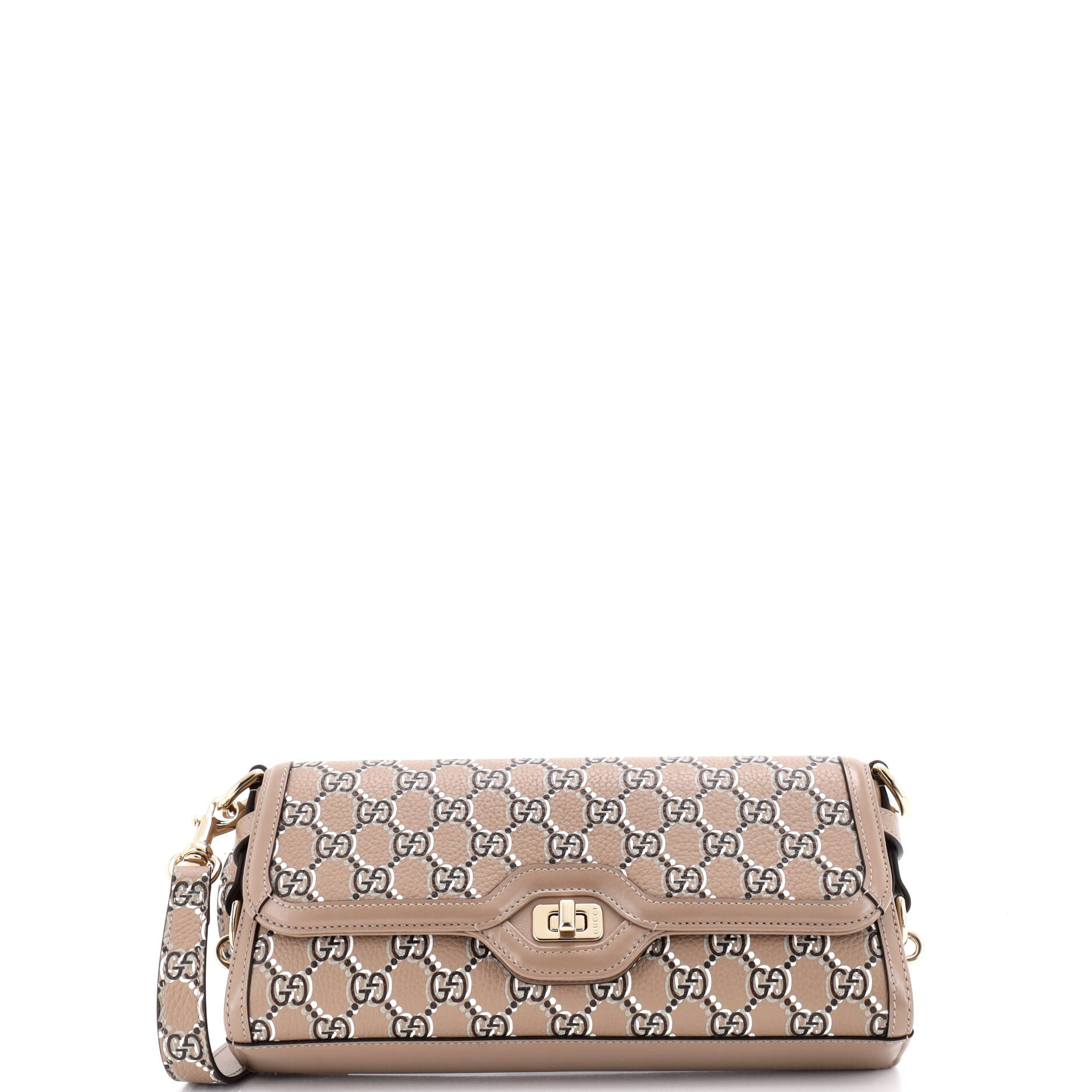 Luce Shoulder Bag Optical GG Printed Leather Small