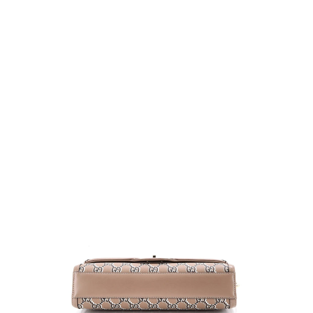 Luce Shoulder Bag Optical GG Printed Leather Small