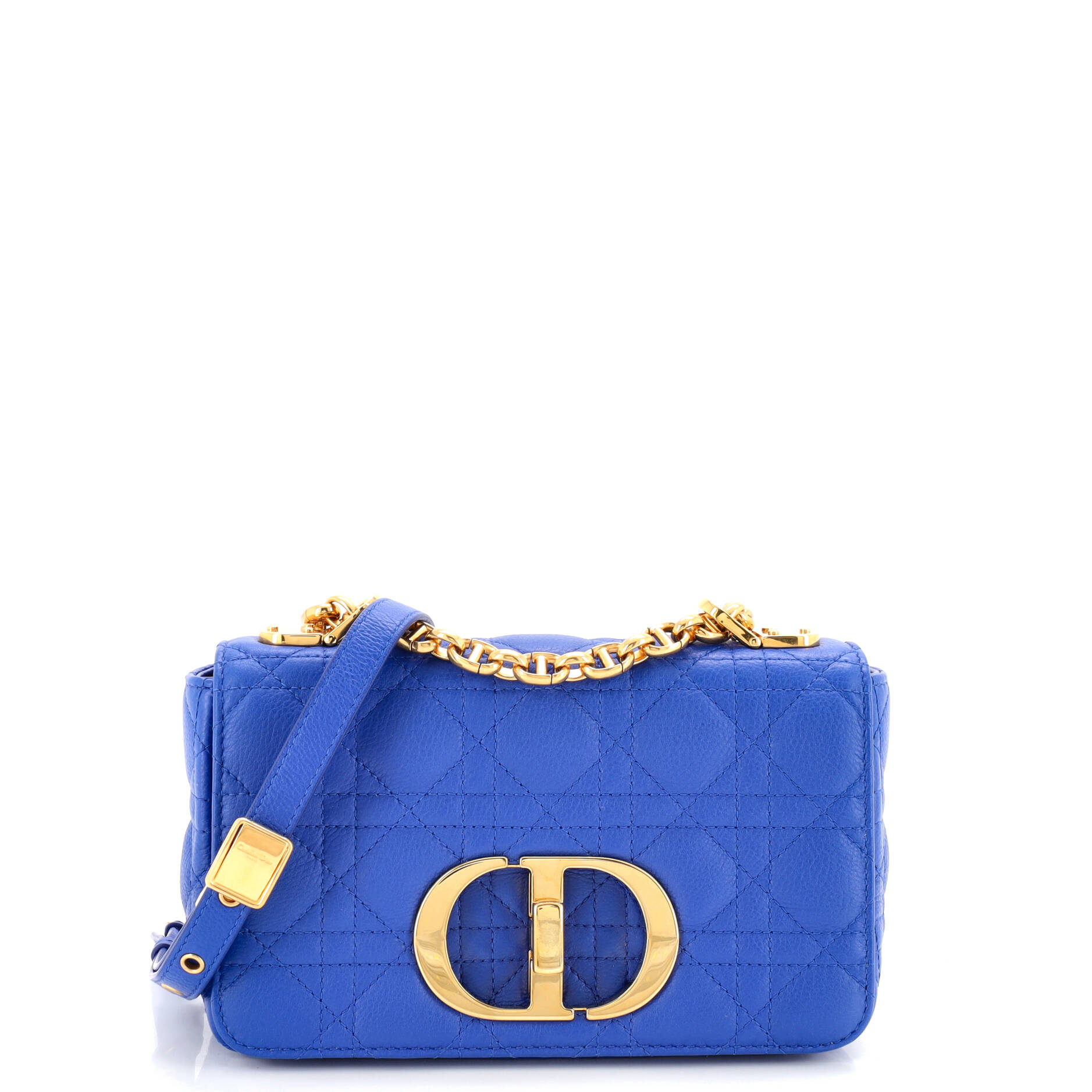 Caro Bag Cannage Quilt Calfskin Small