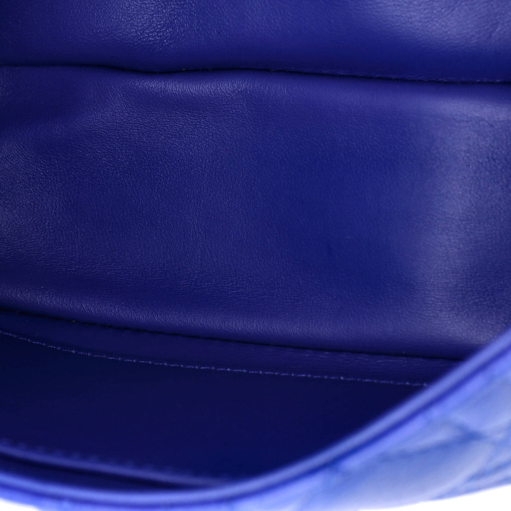 Caro Bag Cannage Quilt Calfskin Small