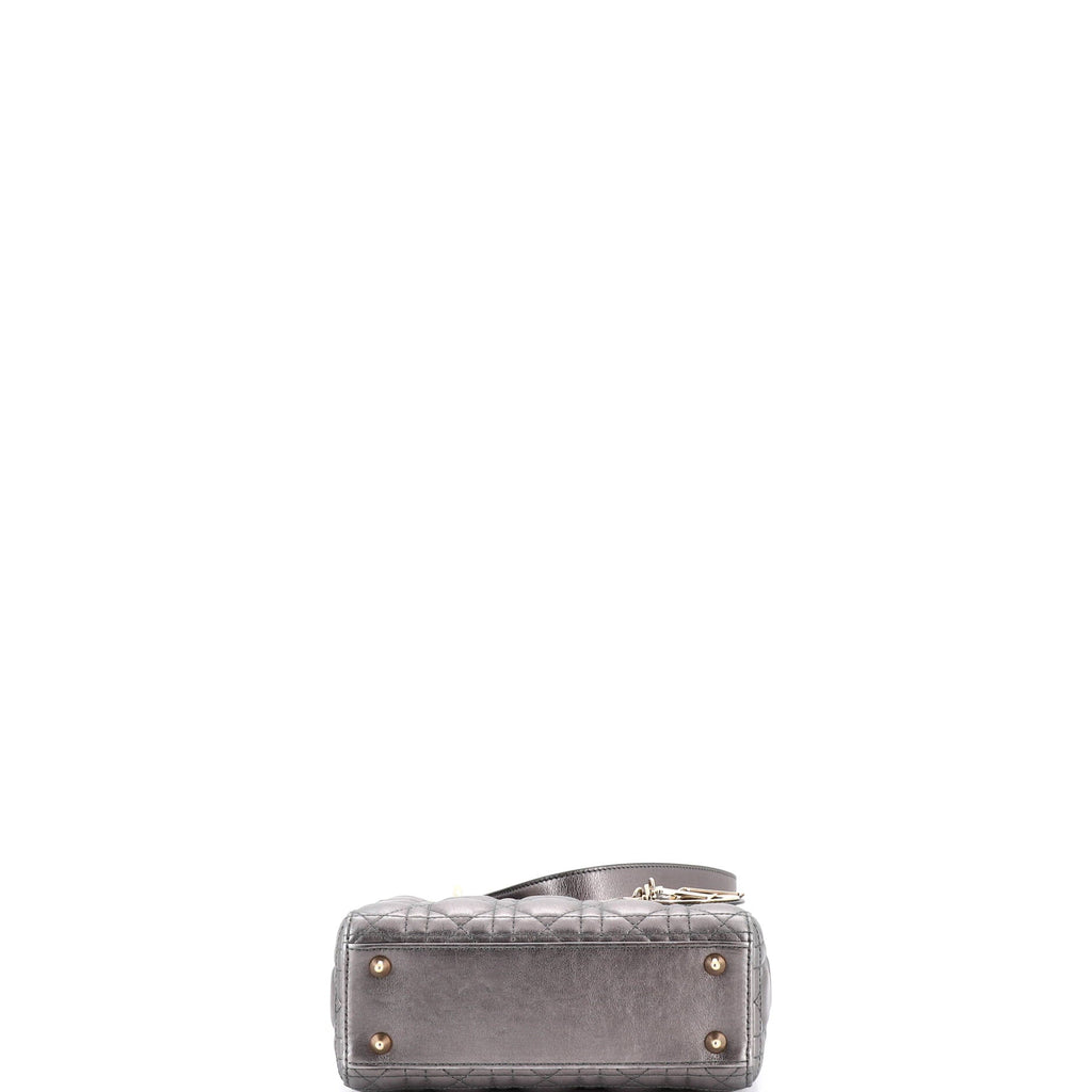 My ABCDior Lady Dior Bag Metallic Cannage Quilt Leather