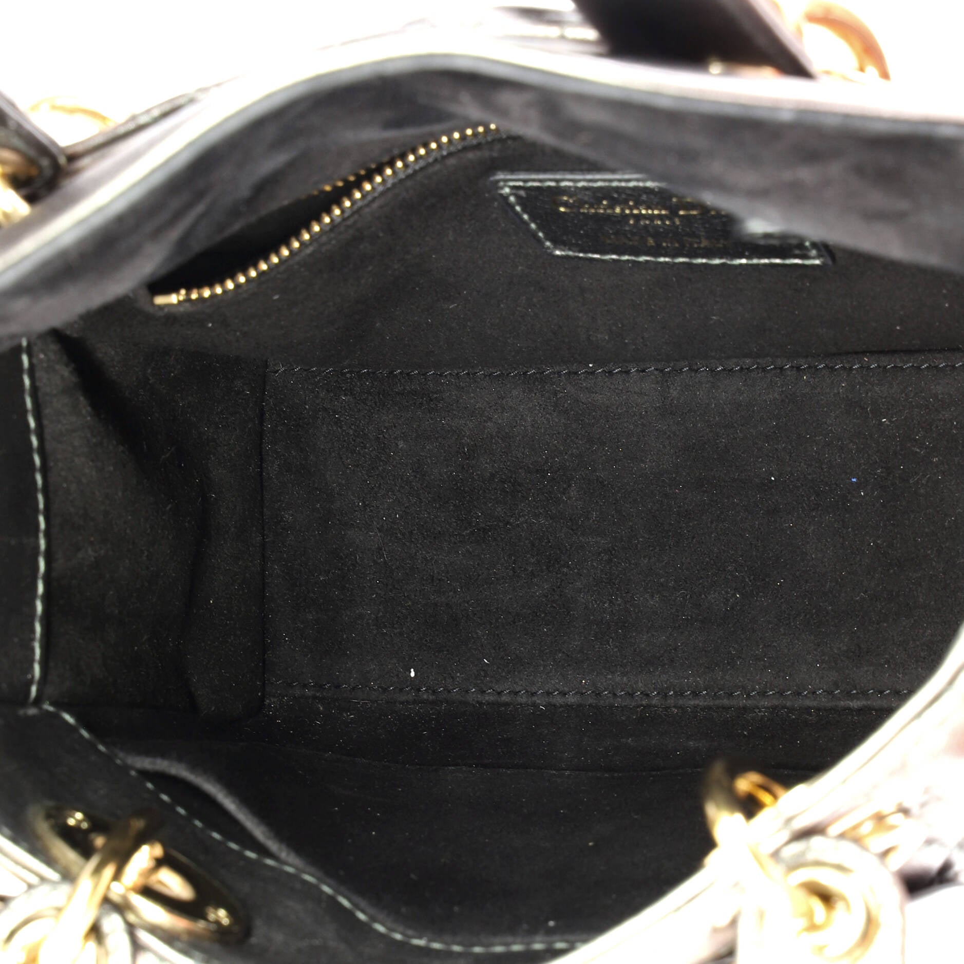 My ABCDior Lady Dior Bag Metallic Cannage Quilt Leather