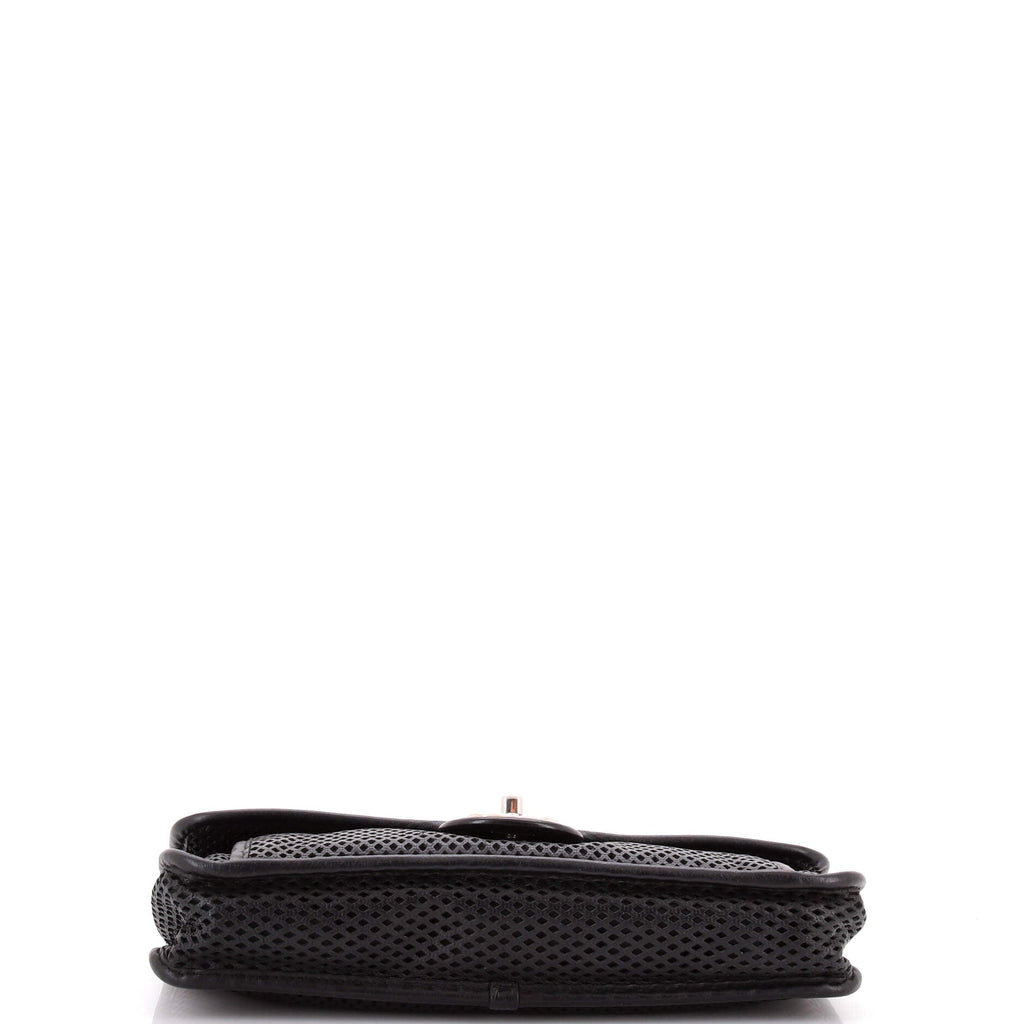Up In The Air Flap Bag Perforated Leather Medium