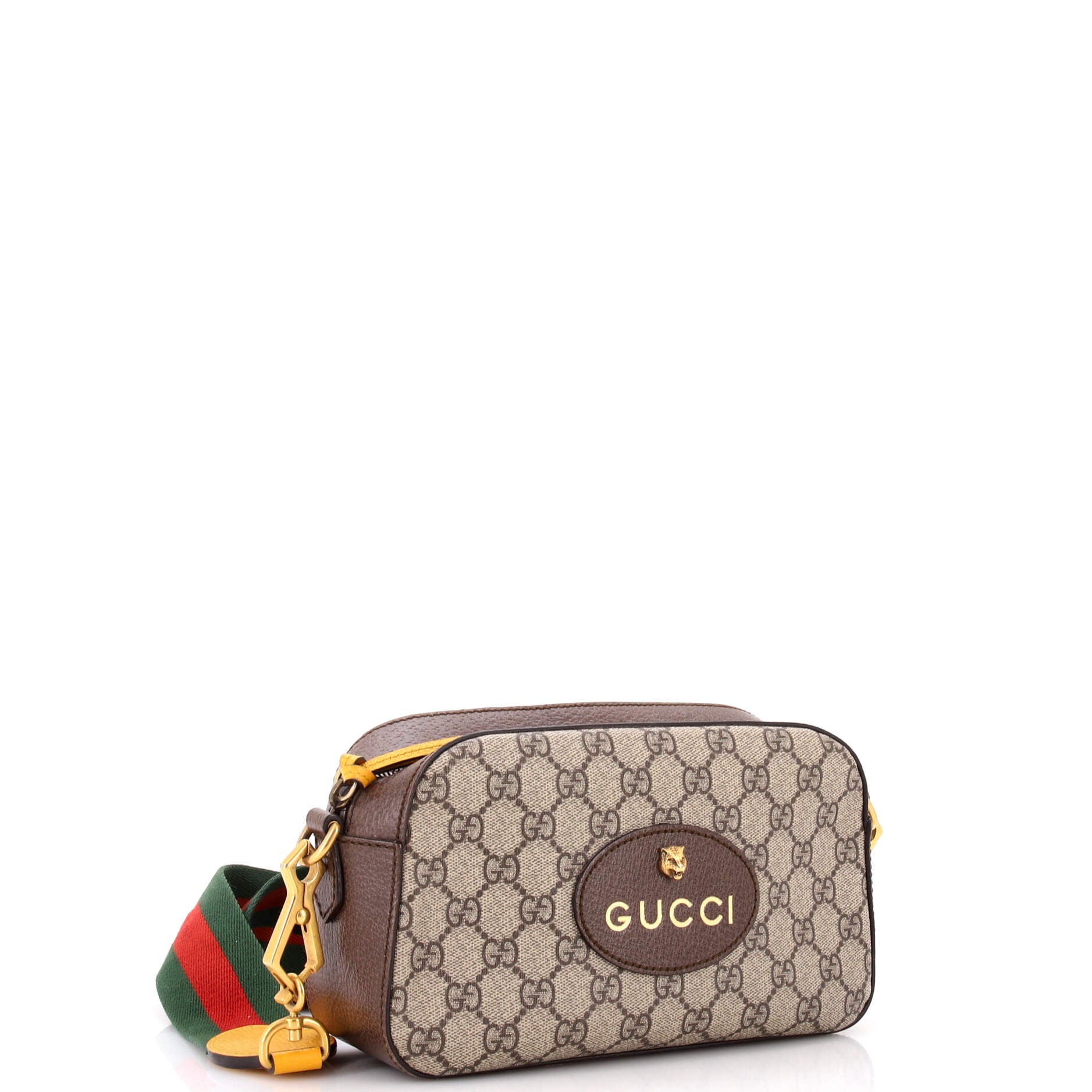 Neo Vintage Camera Messenger Bag GG Coated Canvas