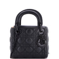 Ultra Matte Lady Dior Chain Bag Cannage Quilt Calfskin Mini