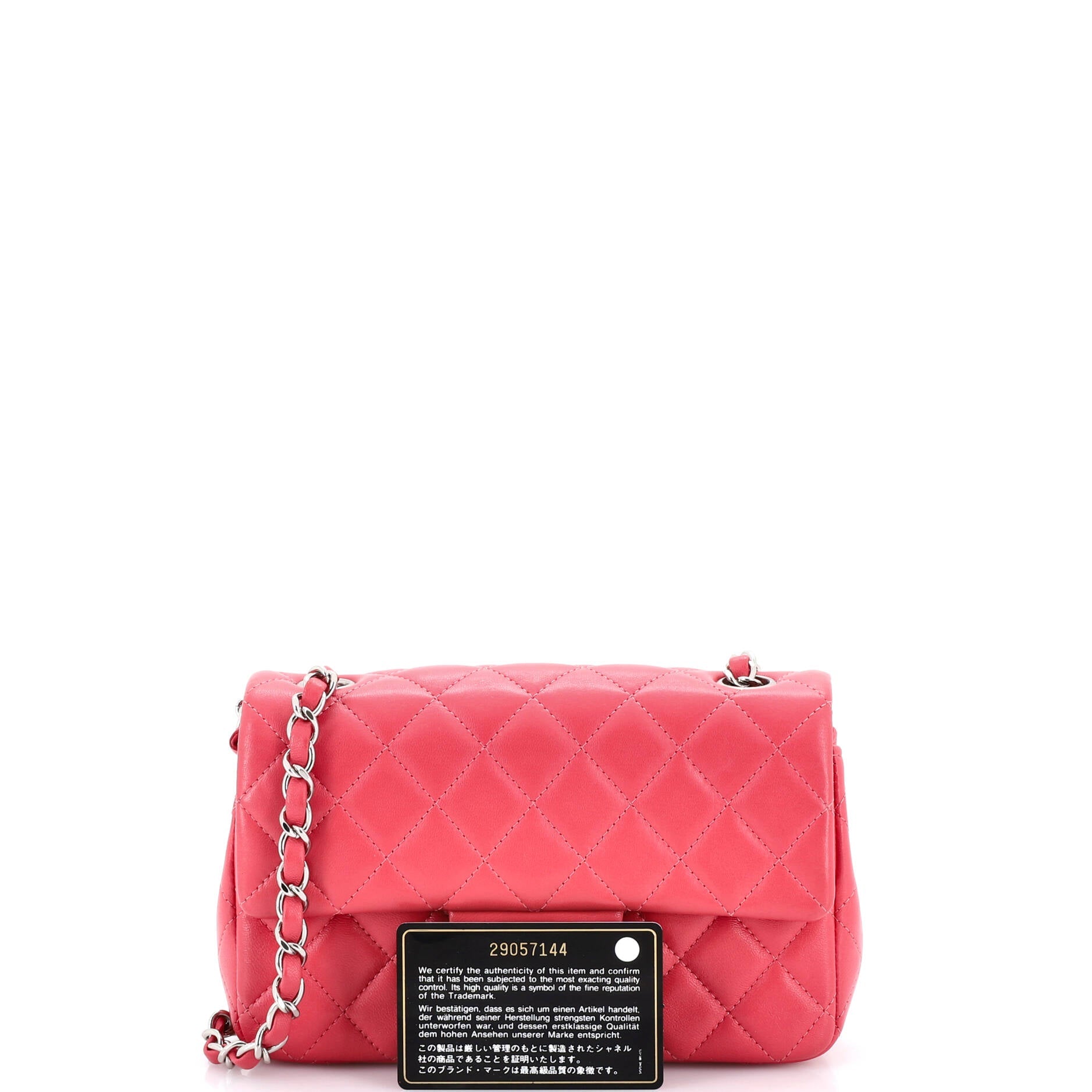 Classic Single Flap Bag Quilted Lambskin Mini