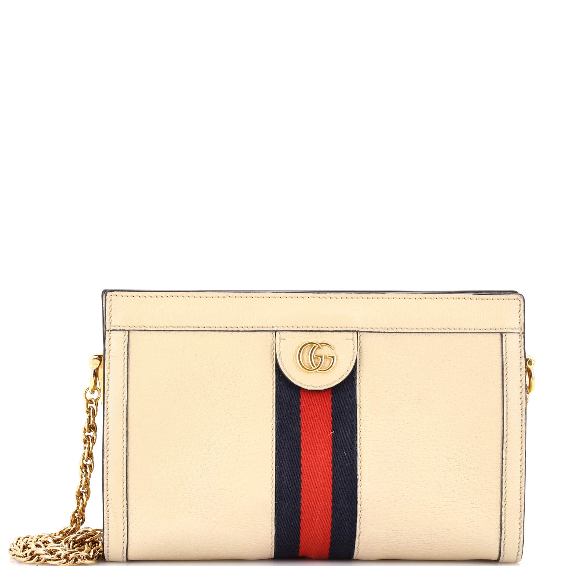 Ophidia Chain Shoulder Bag Leather Small