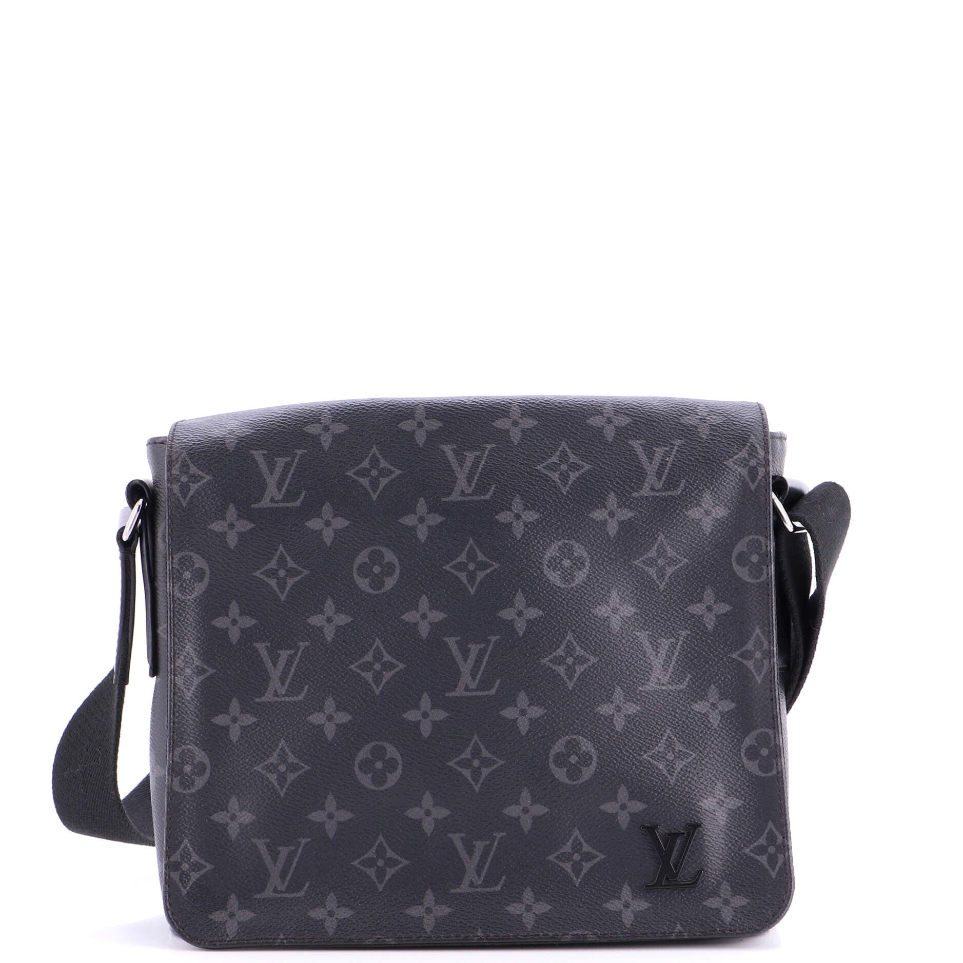 District Messenger Bag Monogram Eclipse Canvas PM