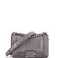 Boy Flap Bag Python Small